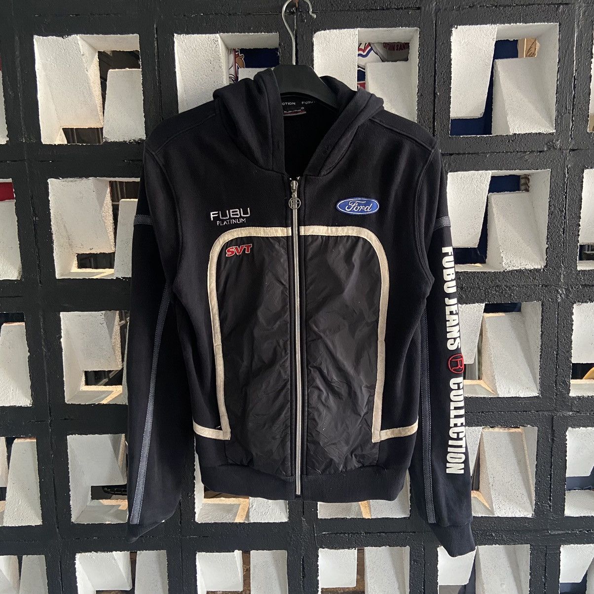 Fubu Fubu Ford Zip Hoodie vintage 90s Size US M / EU 48-50 / 2 - 1 Thumbnail