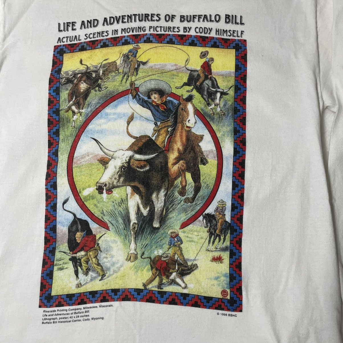 Vintage Vintage 90s Long Sleeve Western Buffalo Bill Shirt Size US M / EU 48-50 / 2 - 3 Thumbnail