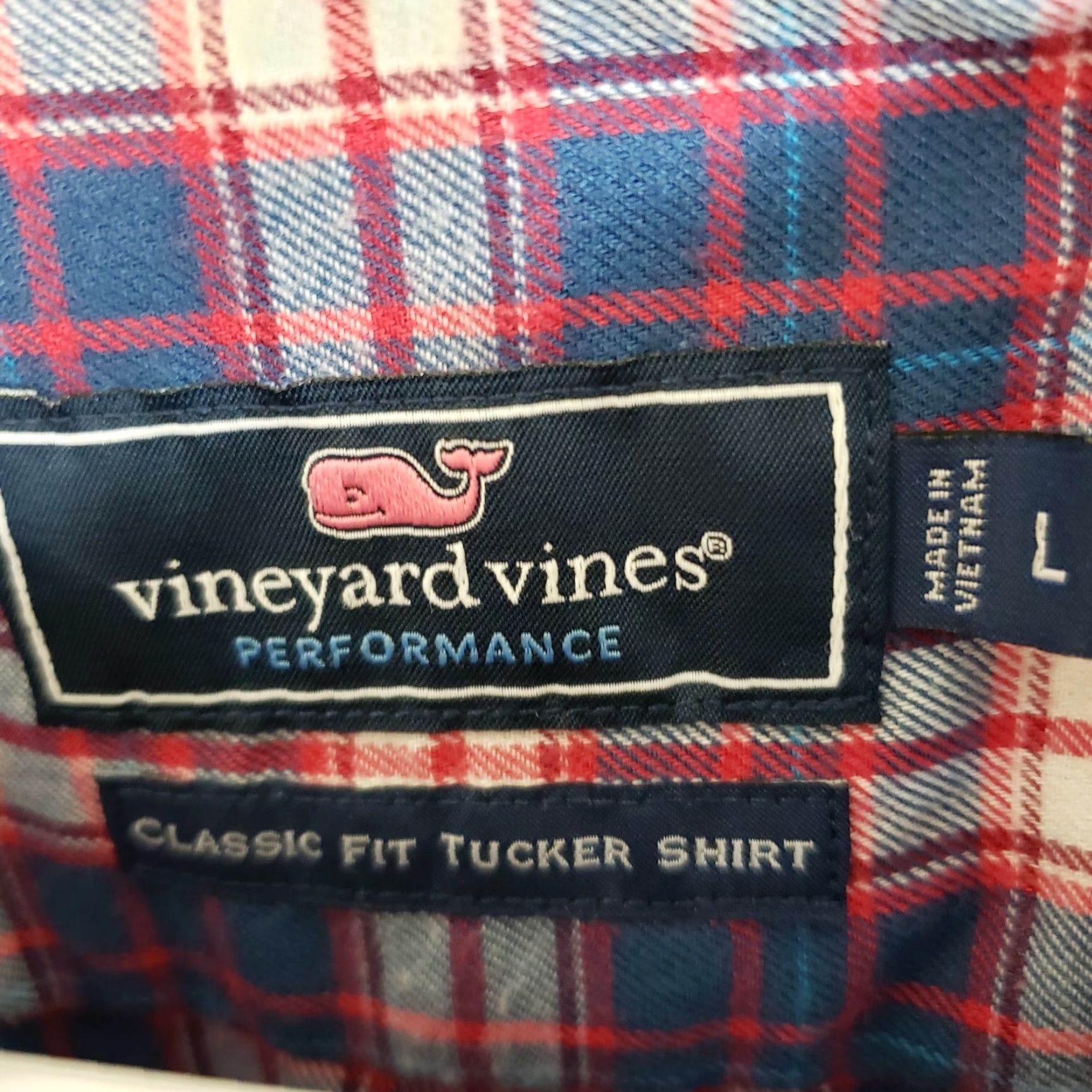 Vineyard Vines VINTAGE Vineyard Vines Mens Classic Fit Tucker Shirt L Red Plaid Shirt Men Tucker Shirt Mens L Red Plaid Size US L / EU 52-54 / 3 - 6 Thumbnail
