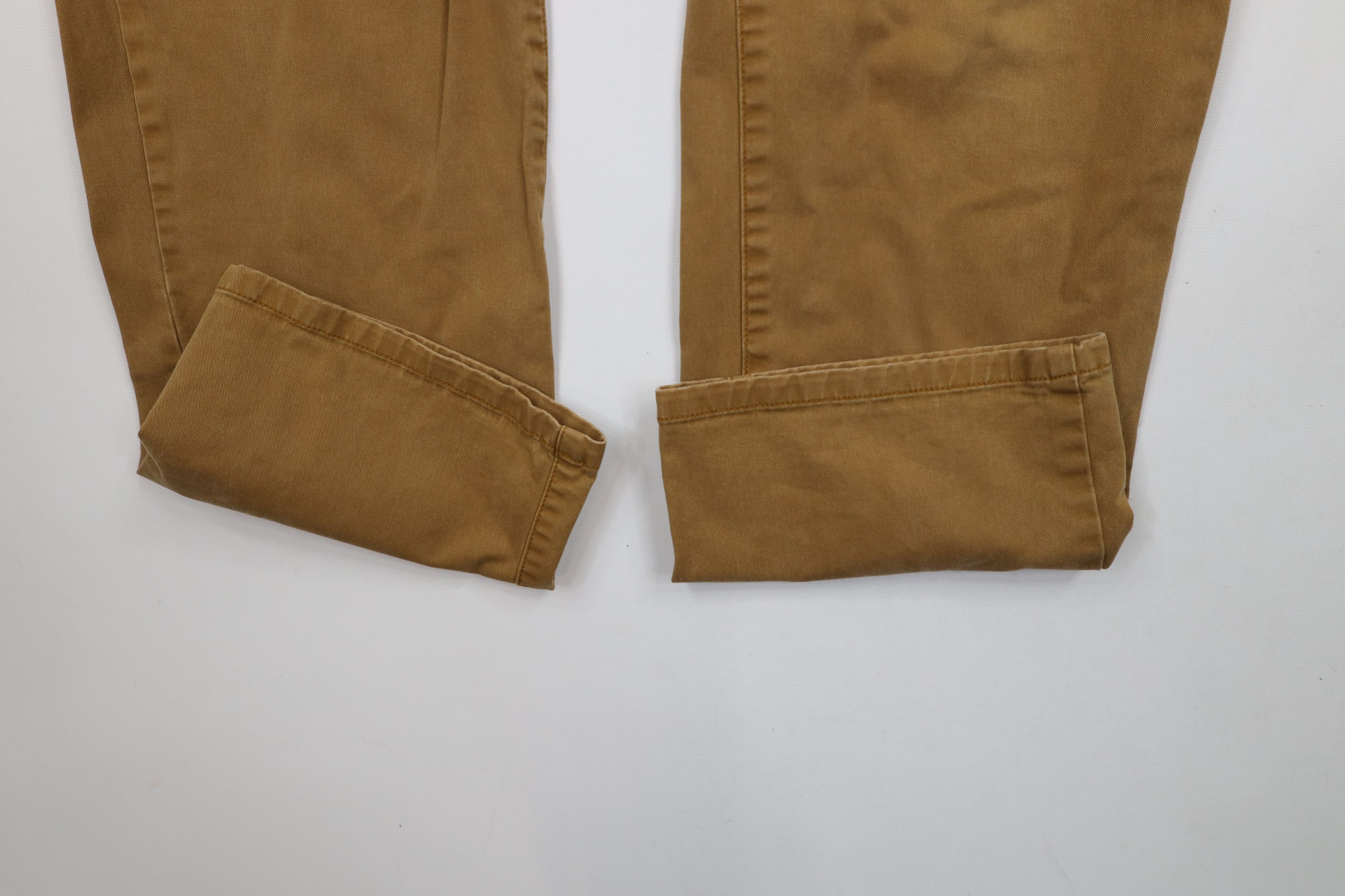 Bonobos × Vintage Bonobos Faded Stretch Slim Fit Chino Pants Trousers Brown Size US 35 - 5 Thumbnail