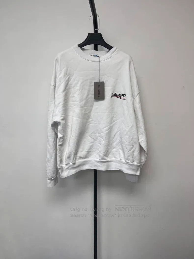 Balenciaga Balenciaga Solid Color Letter Logo Printed Hoodie, Women's Size L / US 10 / IT 46 - 1 Thumbnail