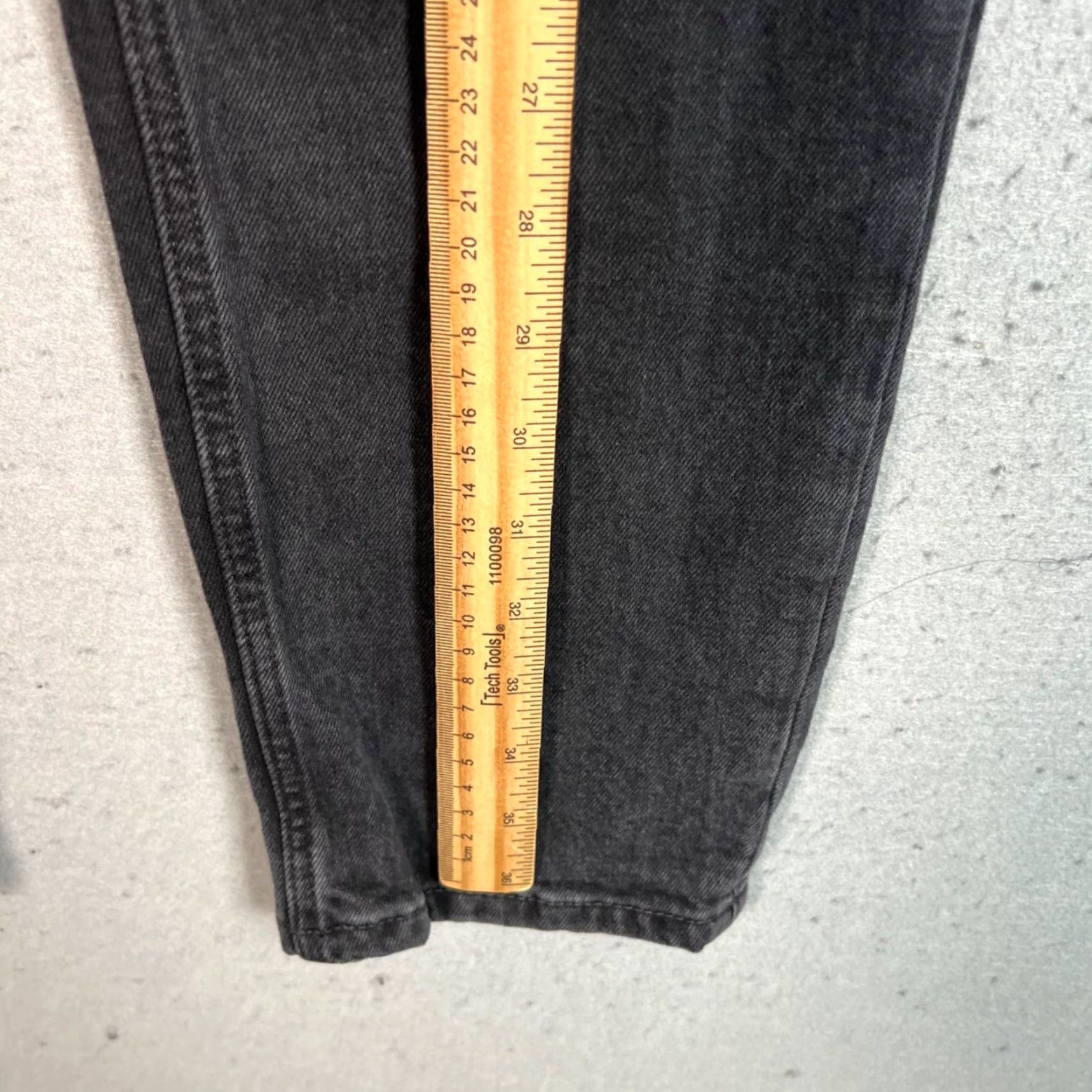 Everlane Everlane Jeans Black Denim High-Waist 25 Adult Womens Regular 28 In 5-Pocket Denim Straight Size 42" / US 20 - 6 Thumbnail