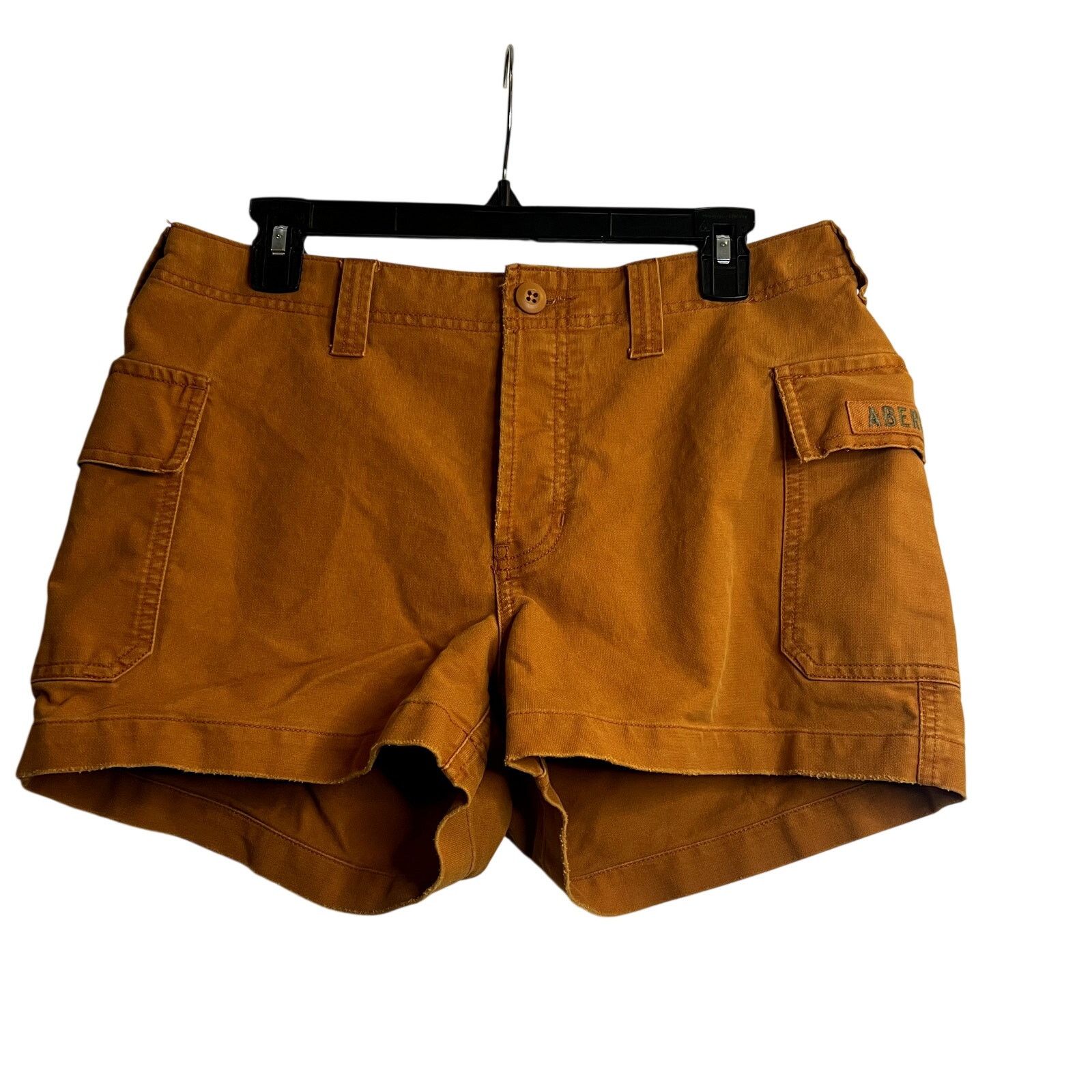 Abercrombie & Fitch Abercrombie & Fitch Vintage Y2K cargo shorts brown orange Size 32" / US 10 / IT 46 - 3 Thumbnail