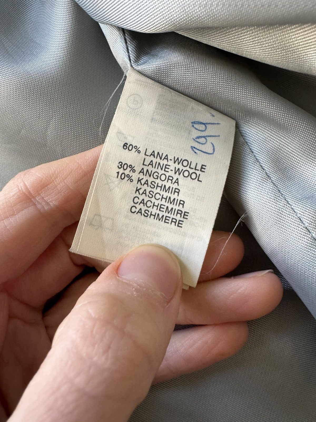 Anna Molinari Vintage Anna Molinari Single Breasted Cashmere Wool Coat Size S / US 4 / IT 40 - 9 Thumbnail