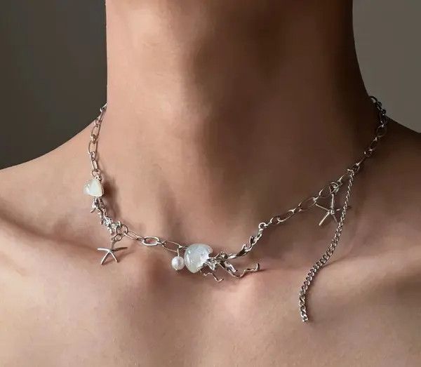 Japanese Brand Retro punk necklace Size ONE SIZE - 1 Thumbnail