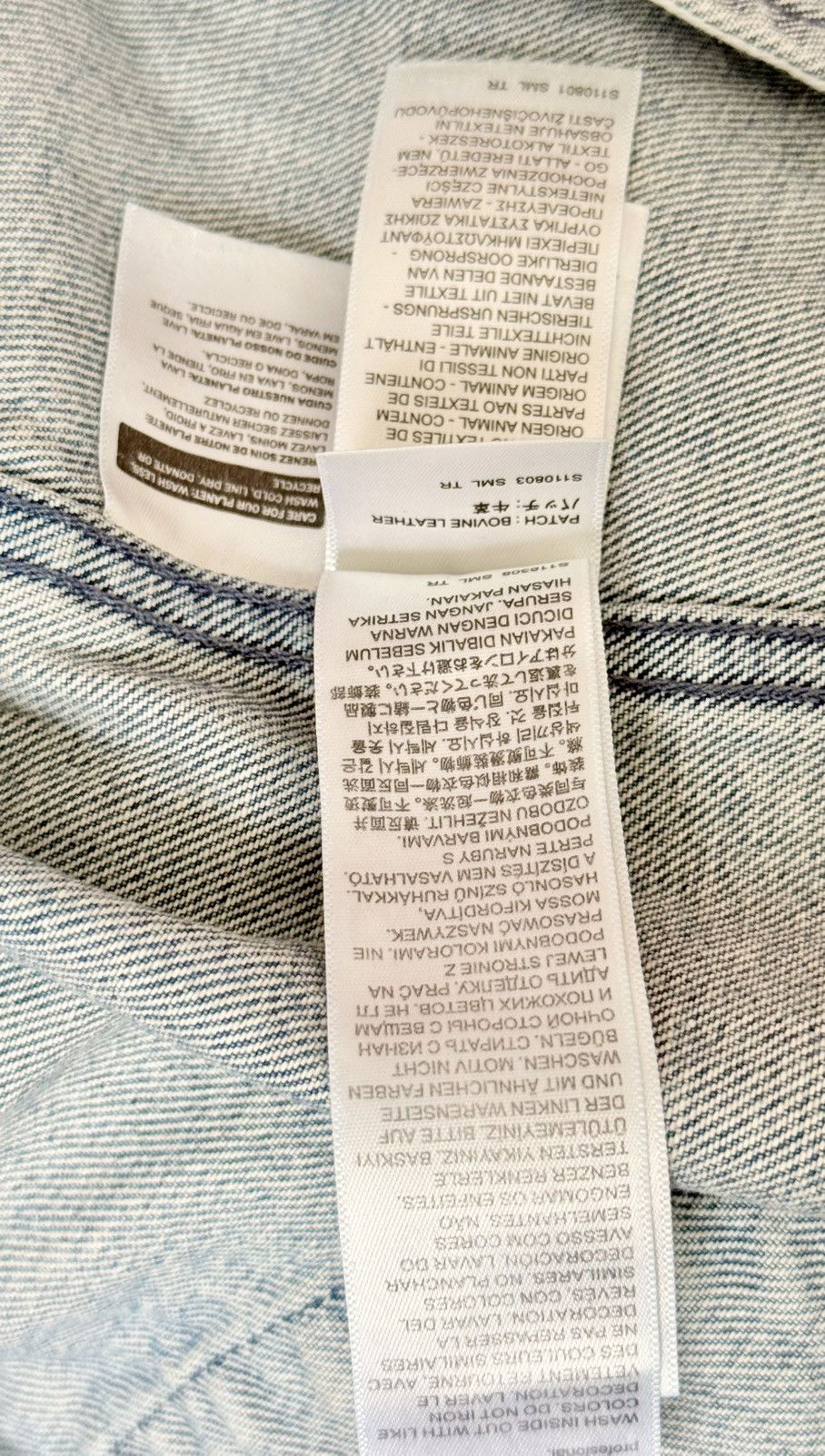 Ambush Design DDP New AMBUSH X LEVI’S Denim Moto Biker Jacket XL Size US XL / EU 56 / 4 - 23 Thumbnail