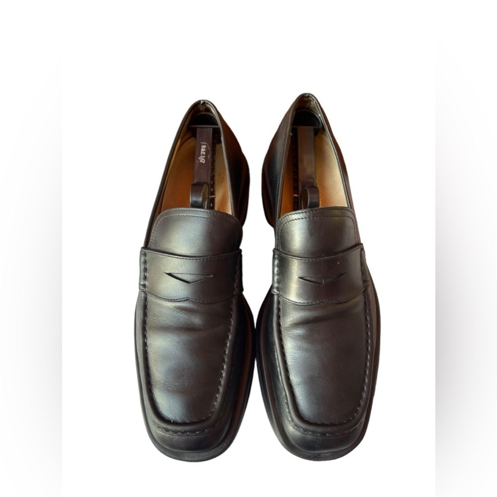 Salvatore Ferragamo Salvatore Ferragamo Black Leather Men’s Shoes Size Sz:11 Size US 11 / EU 44 - 3 Thumbnail