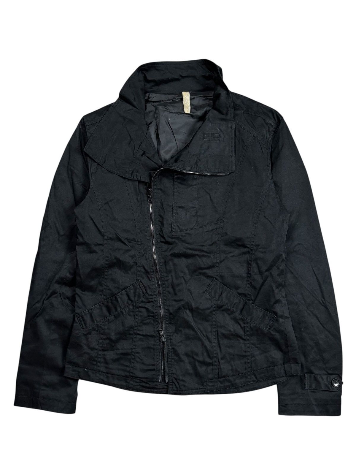 Ekam 2000s Bri Ge - RIck Owens Style Asymetrical Zips Jacket Size US M / EU 48-50 / 2 - 3 Thumbnail