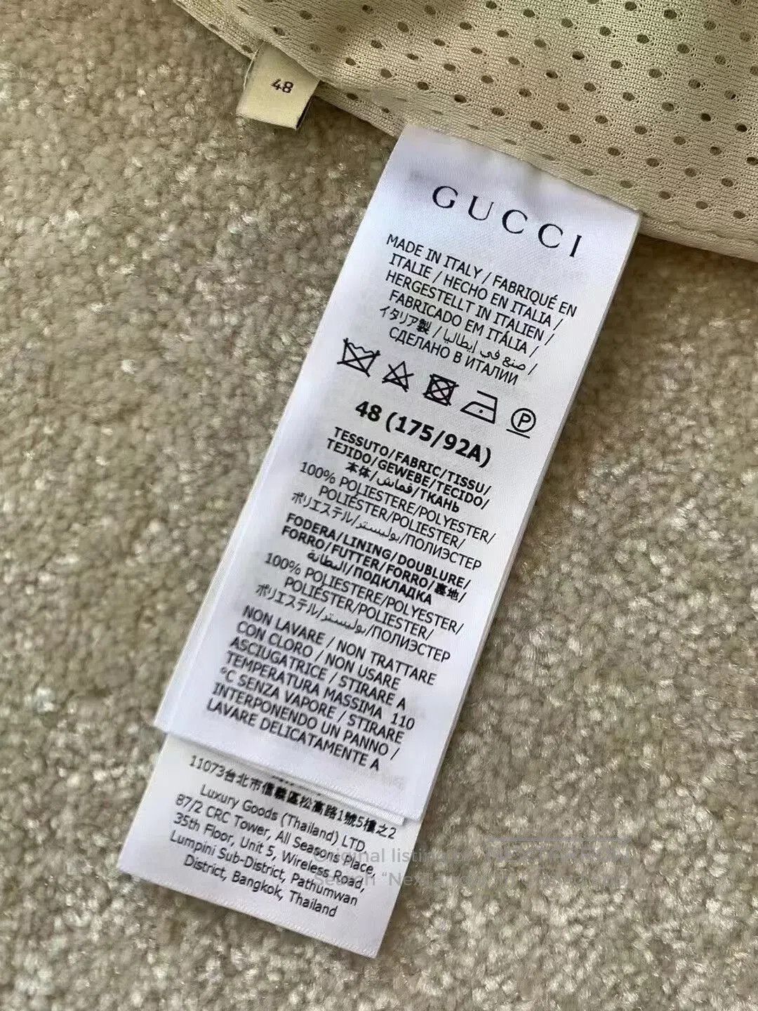 Gucci GUCCI Waves Print Fabric Shirt. Size US M / EU 48-50 / 2 - 8 Thumbnail