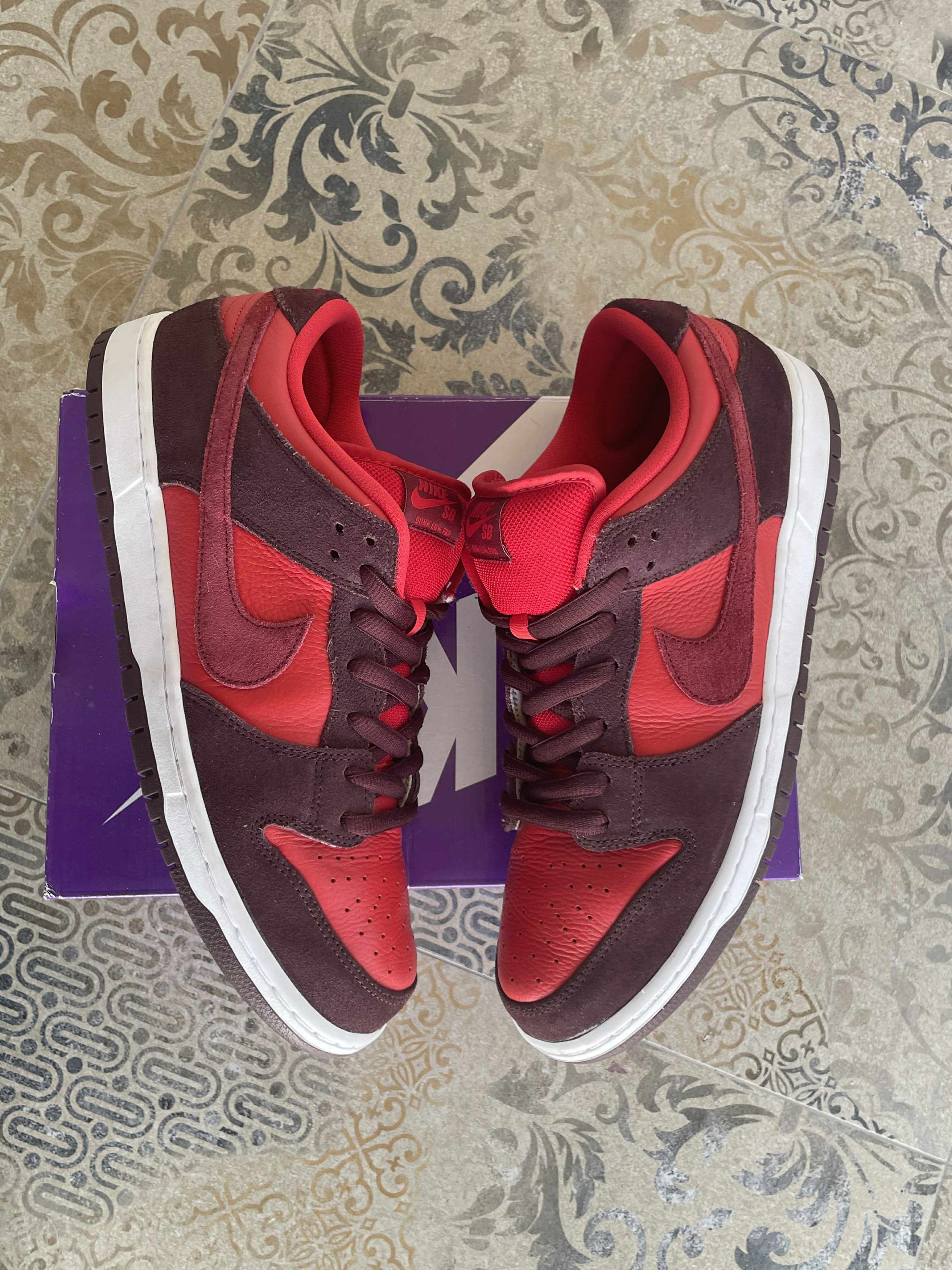 Nike Nike Dunk Sb Low Cherry Red US12 EU 46 UK 11 Size US 12 / EU 45 - 3 Thumbnail