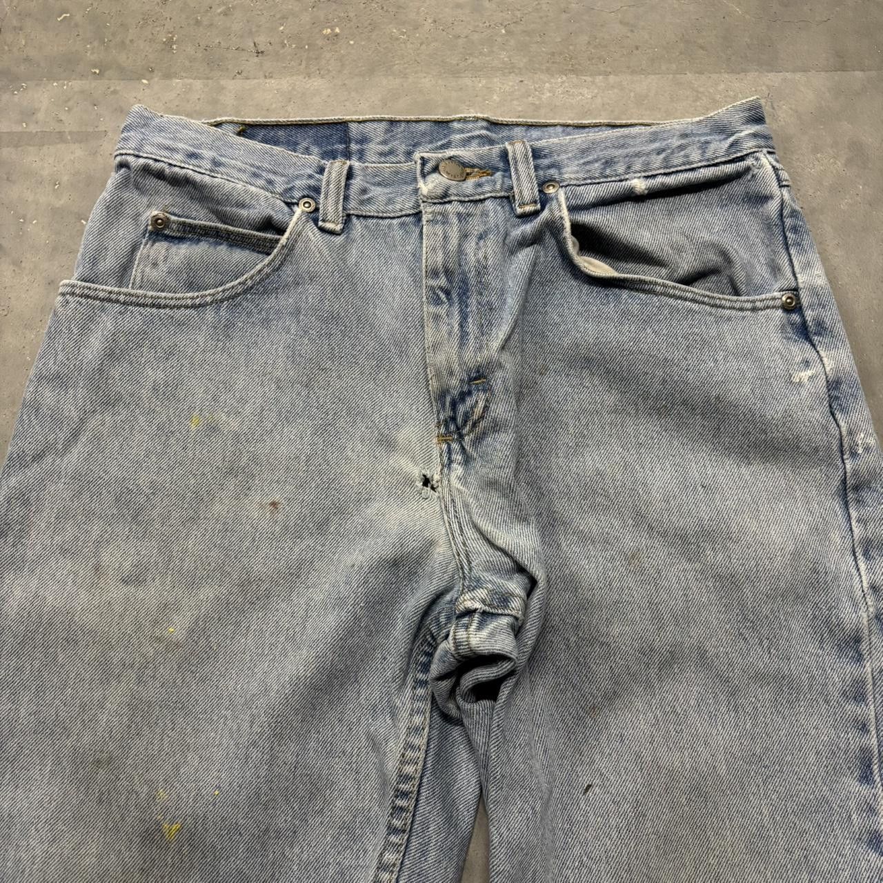 Japanese Brand × Vintage Crazy Vintage Y2K/2000s Light Wash Essential Denim Jeans! Size US 29 - 5 Thumbnail