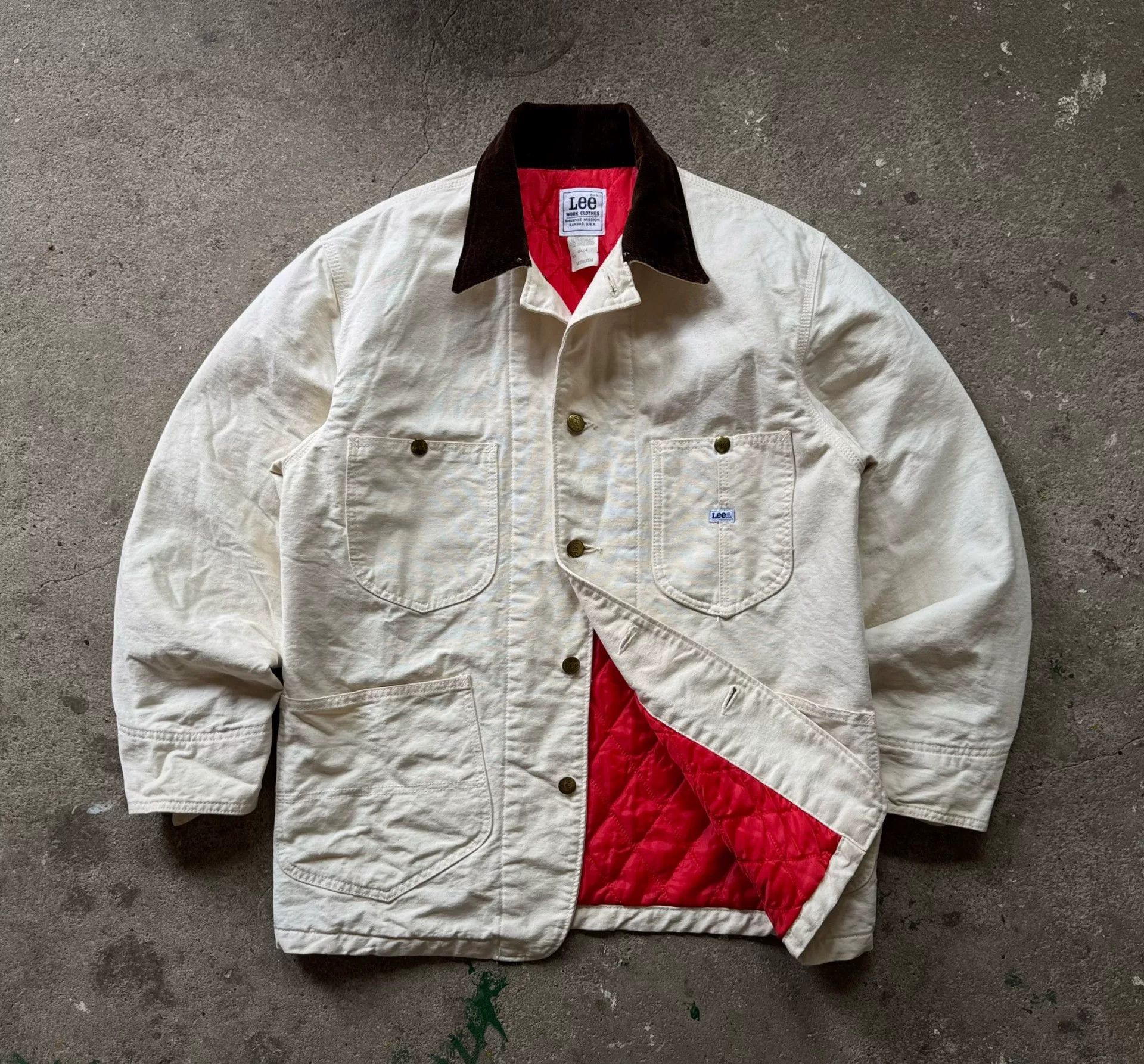 Carhartt USA製 サンタフェジャケット JQ0507 星ロゴ ホワイト Carhartt × Vintage Vintage 90s JQ0507 Carhartt Cream Santa Fe