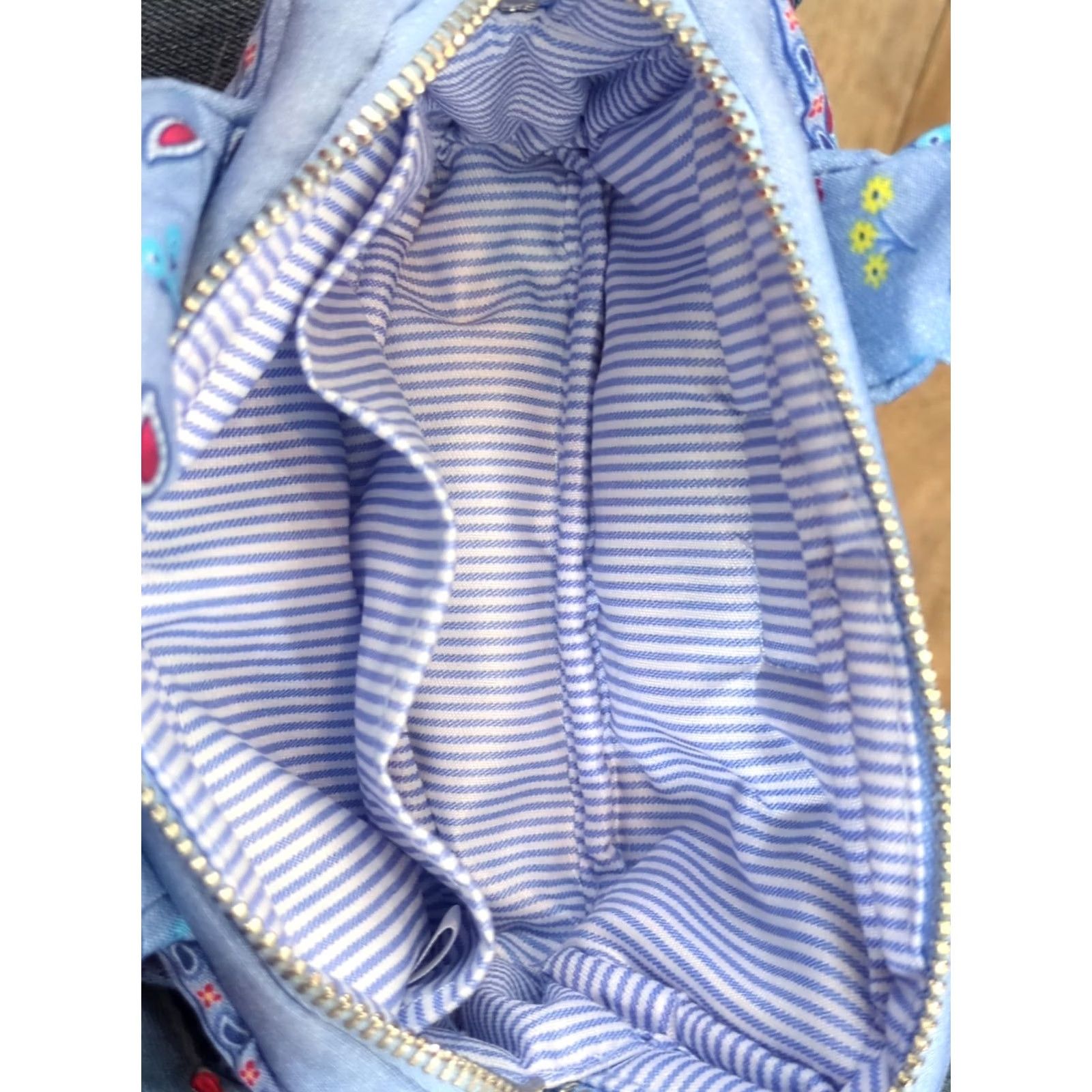 Brighton Brighton Bandana Love Cross Body Bag Small Blue Flowers NWOT Size ONE SIZE - 3 Thumbnail