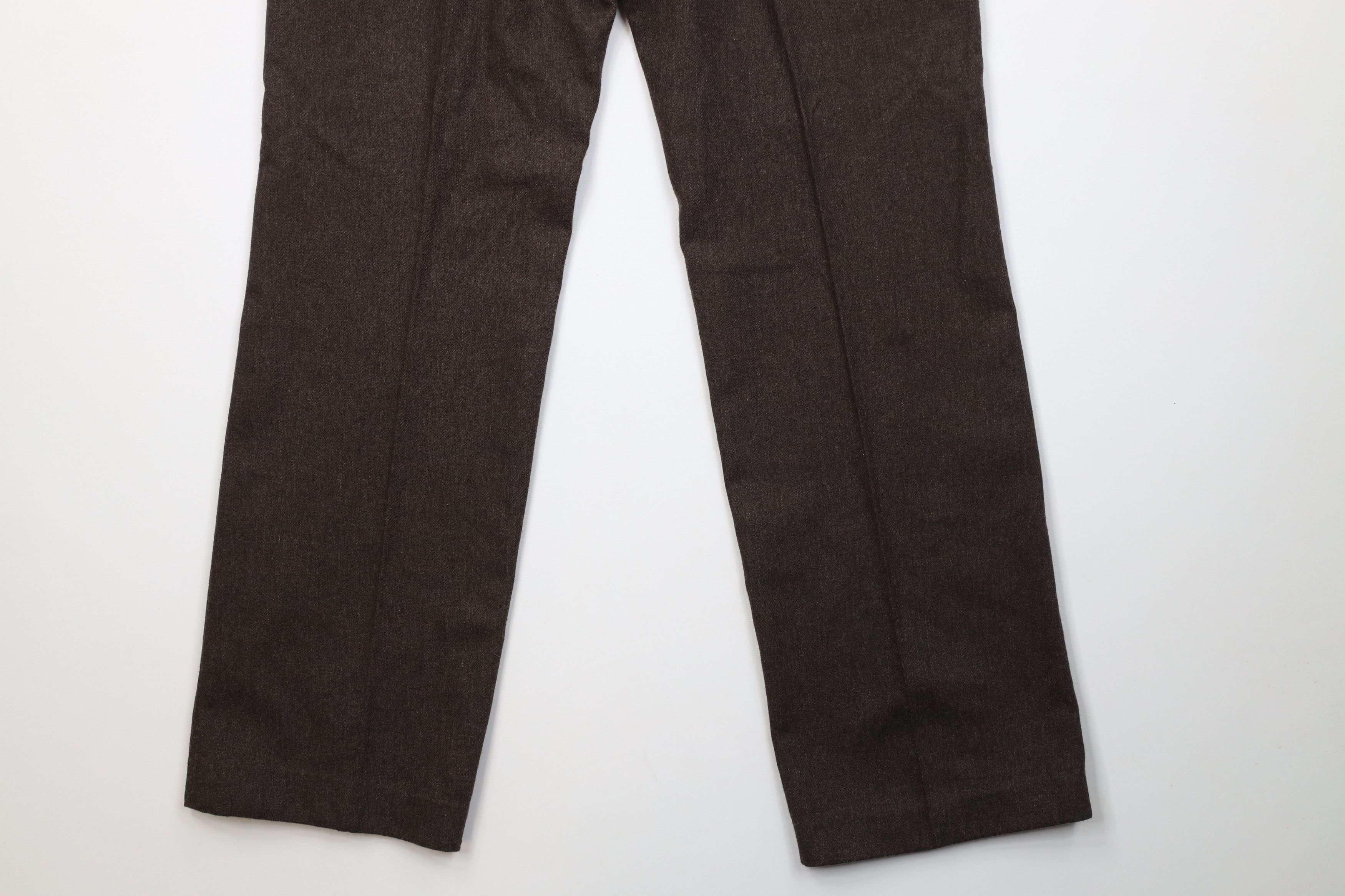 Vintage Vintage 70s Streetwear Tweed Flared Wide Leg Chino Pants USA Size US 34 / EU 50 - 13 Thumbnail