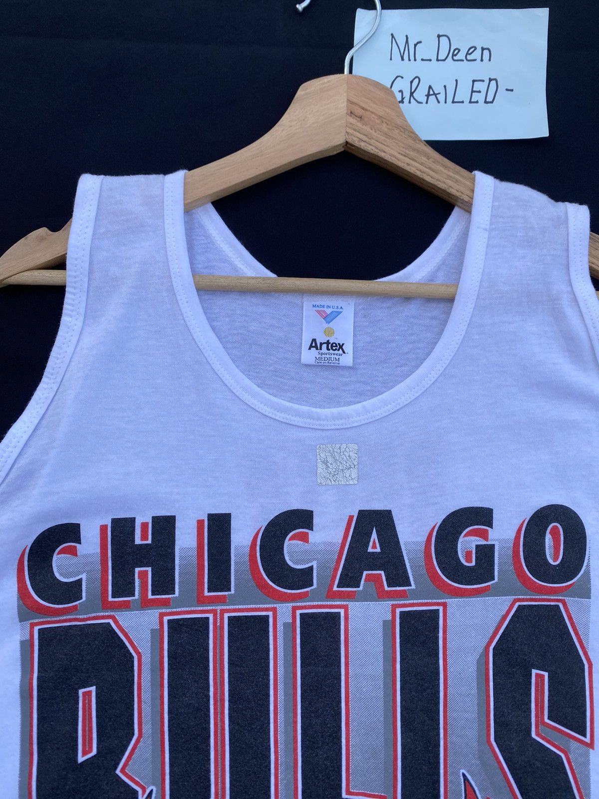 NBA Rare Vintage Chicago Bulls NBA Sleeveless Tee/Singlet Size US M / EU 48-50 / 2 - 7 Thumbnail