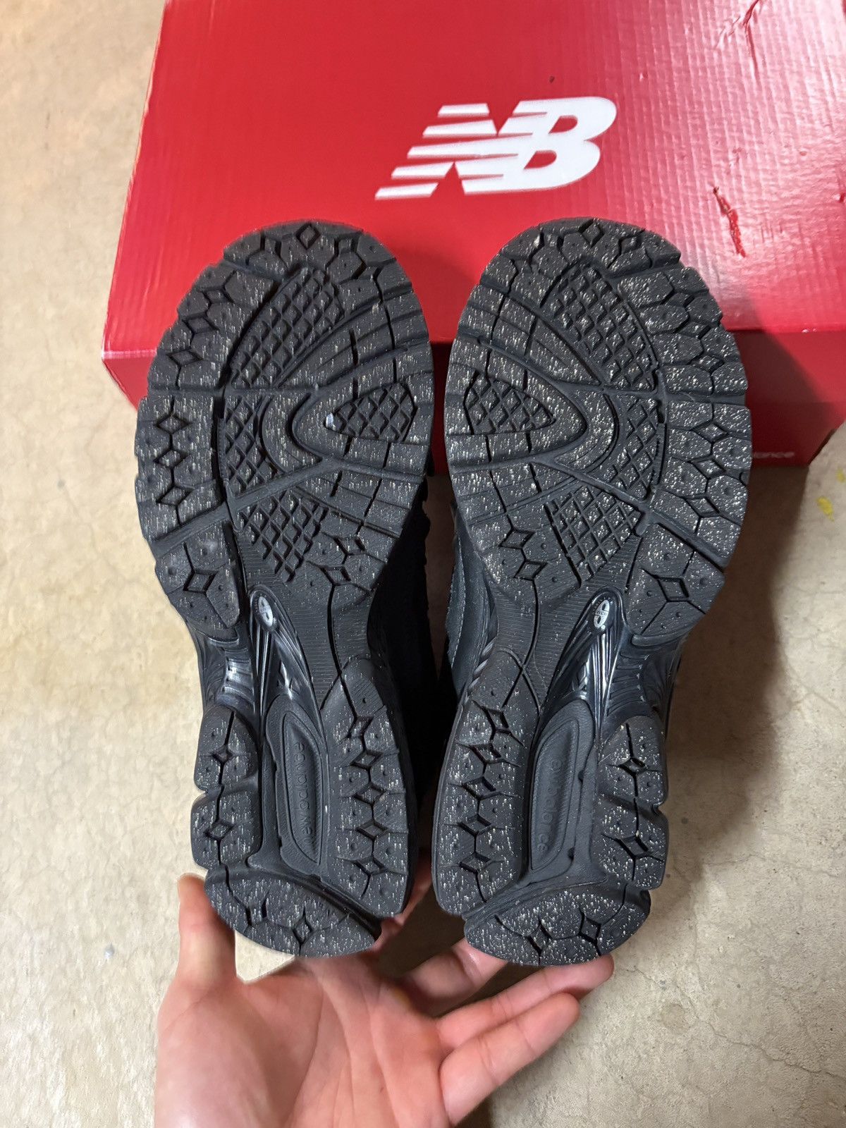 New Balance 8.5 - New Balance Protection Pack 1906D Triple Black Leather Size US 8.5 / EU 41-42 - 6 Thumbnail