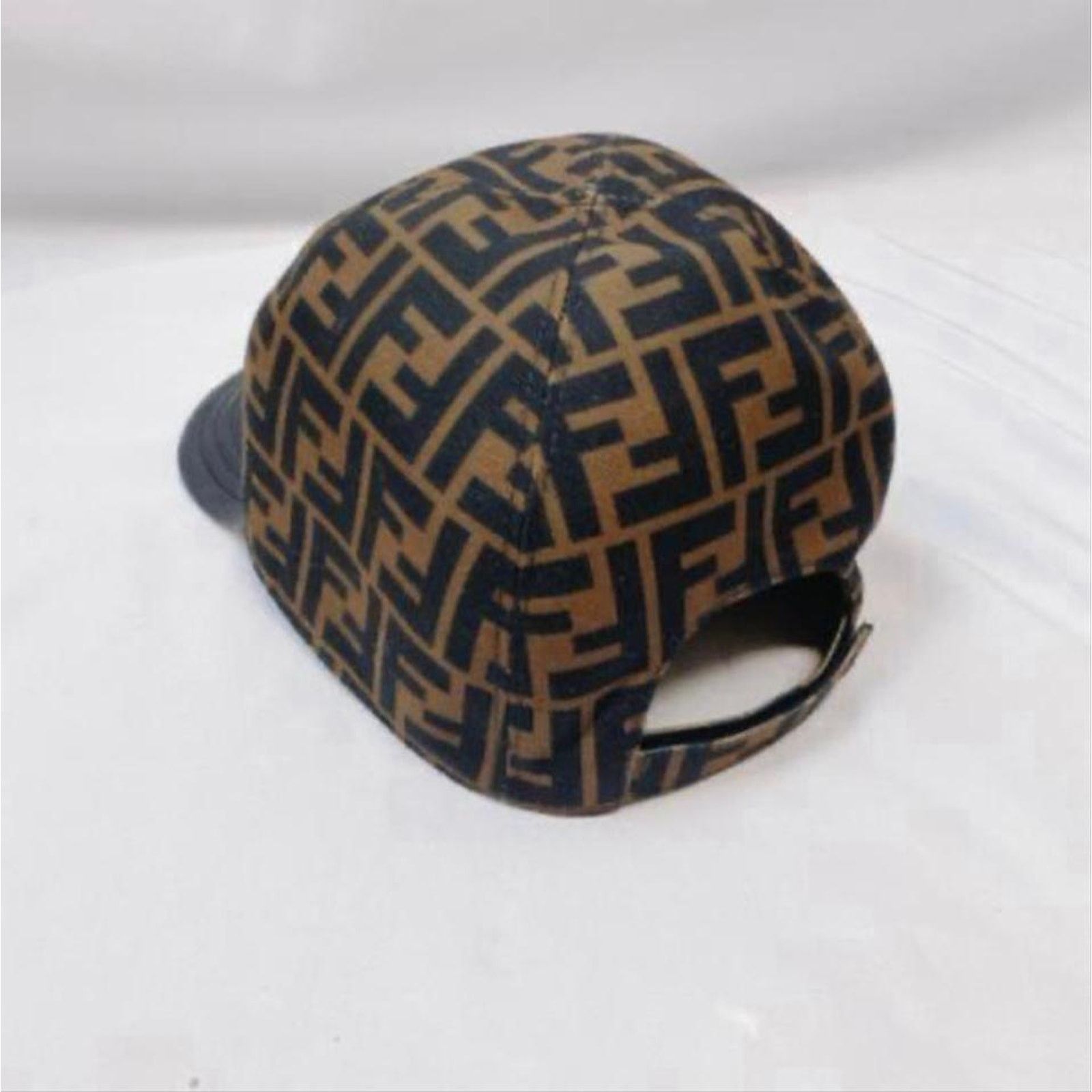 Fendi FF logo stripe reversible baseball hat Size ONE SIZE - 3 Thumbnail