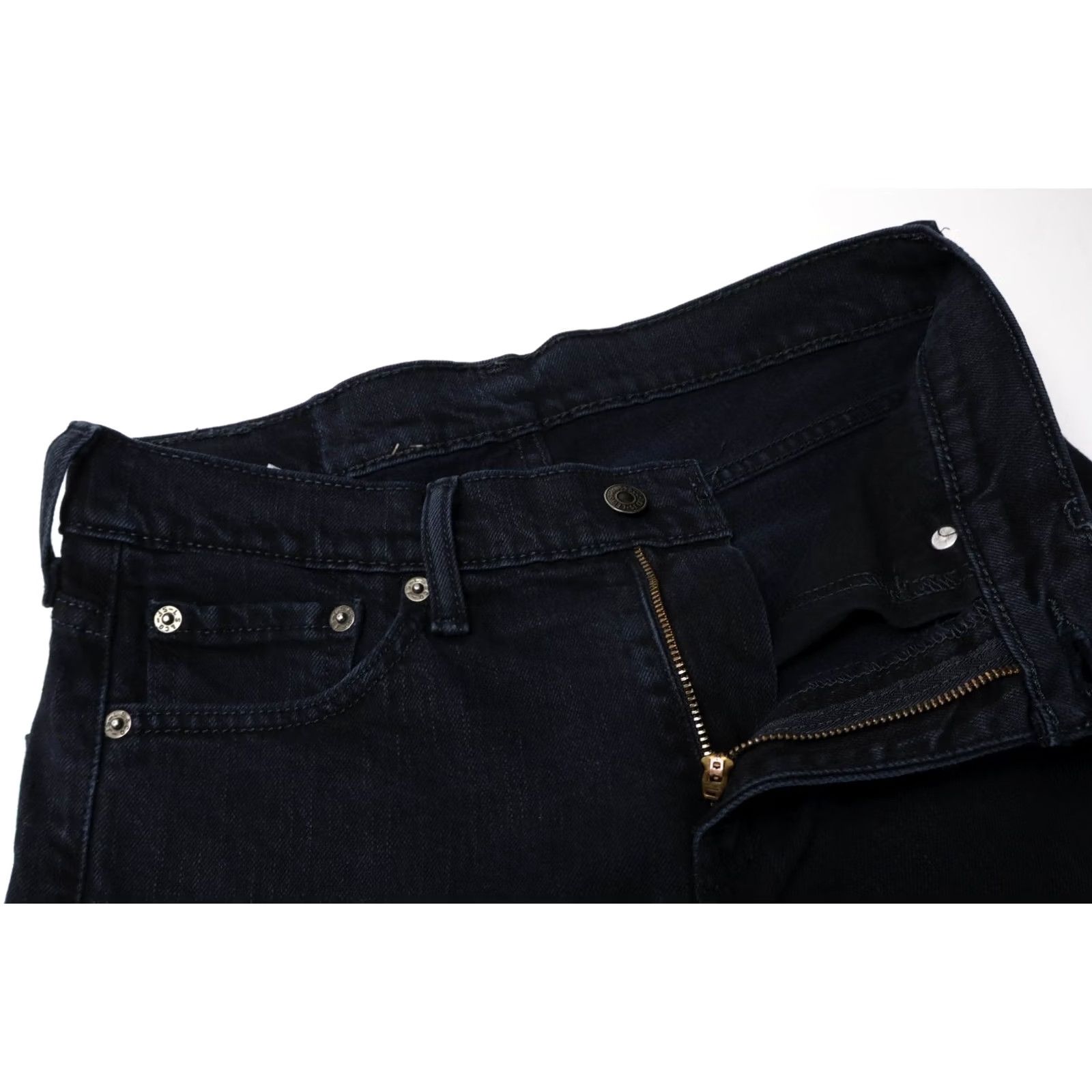 Levi's LEVI'S Jeans Men's W28/L32 Skinny Fit Zip Fly Stretch Dark Blue Jeans Size US 28 / EU 44 - 4 Thumbnail