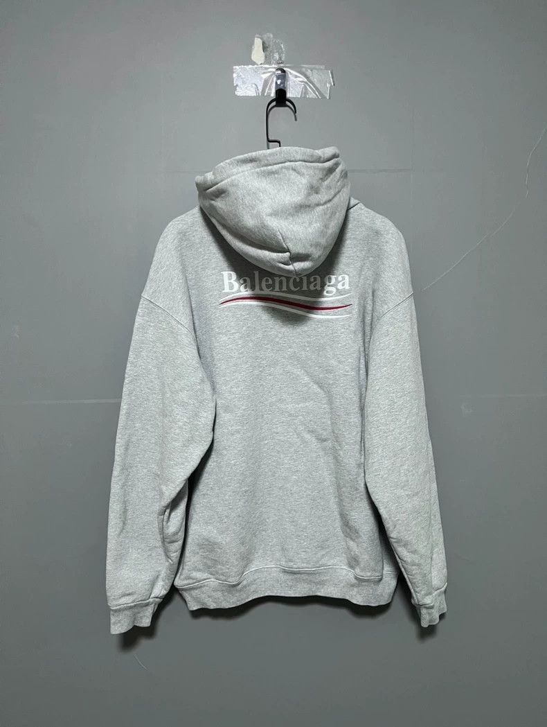 Balenciaga Balenciaga Embroidered Hoodie in Grey Color-2506 Size US S / EU 44-46 / 1 - 2 Thumbnail