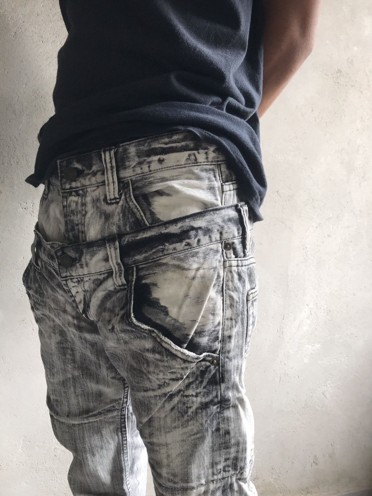 Japanese Brand × PPFM × semanticdesign Double waist jeans Size US 32 / EU 48 - 11 Thumbnail