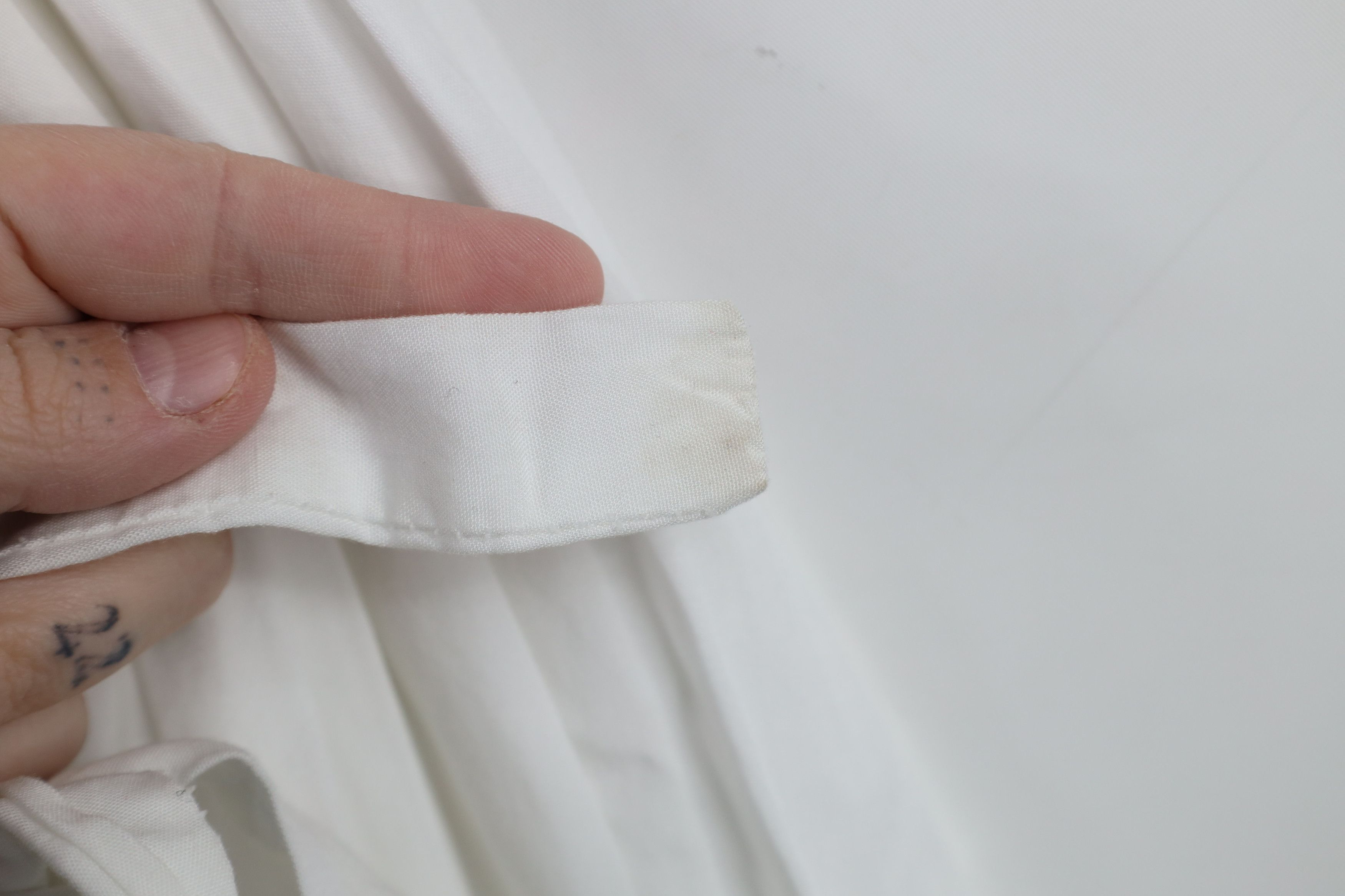 Vintage Vintage 90s Renaissance Ruffled Lace Up Collared Shirt White Size US XXL / EU 58 / 5 - 4 Thumbnail