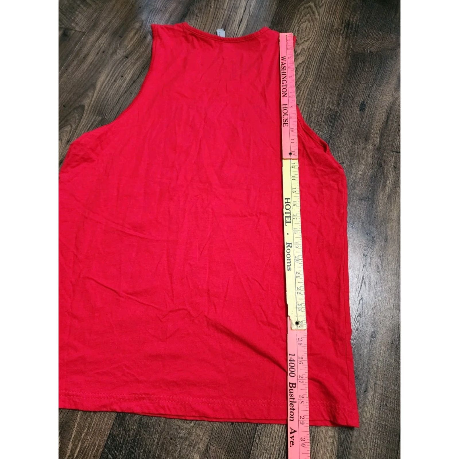 Next Level Next Level Mens XL Red Dibs On The Fiddle Player Tank Top Music Tee Size US XL / EU 56 / 4 - 2 Thumbnail