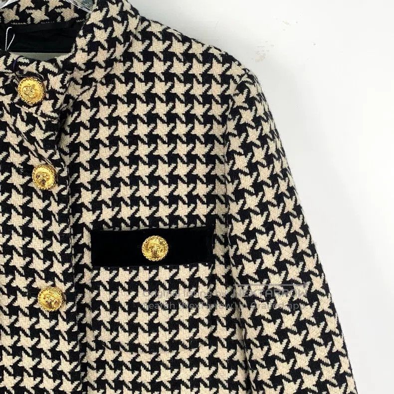 Gucci Gucci Colour-blocked checkered multi-pocket wool single-br Size M / US 6-8 / IT 42-44 - 3 Thumbnail