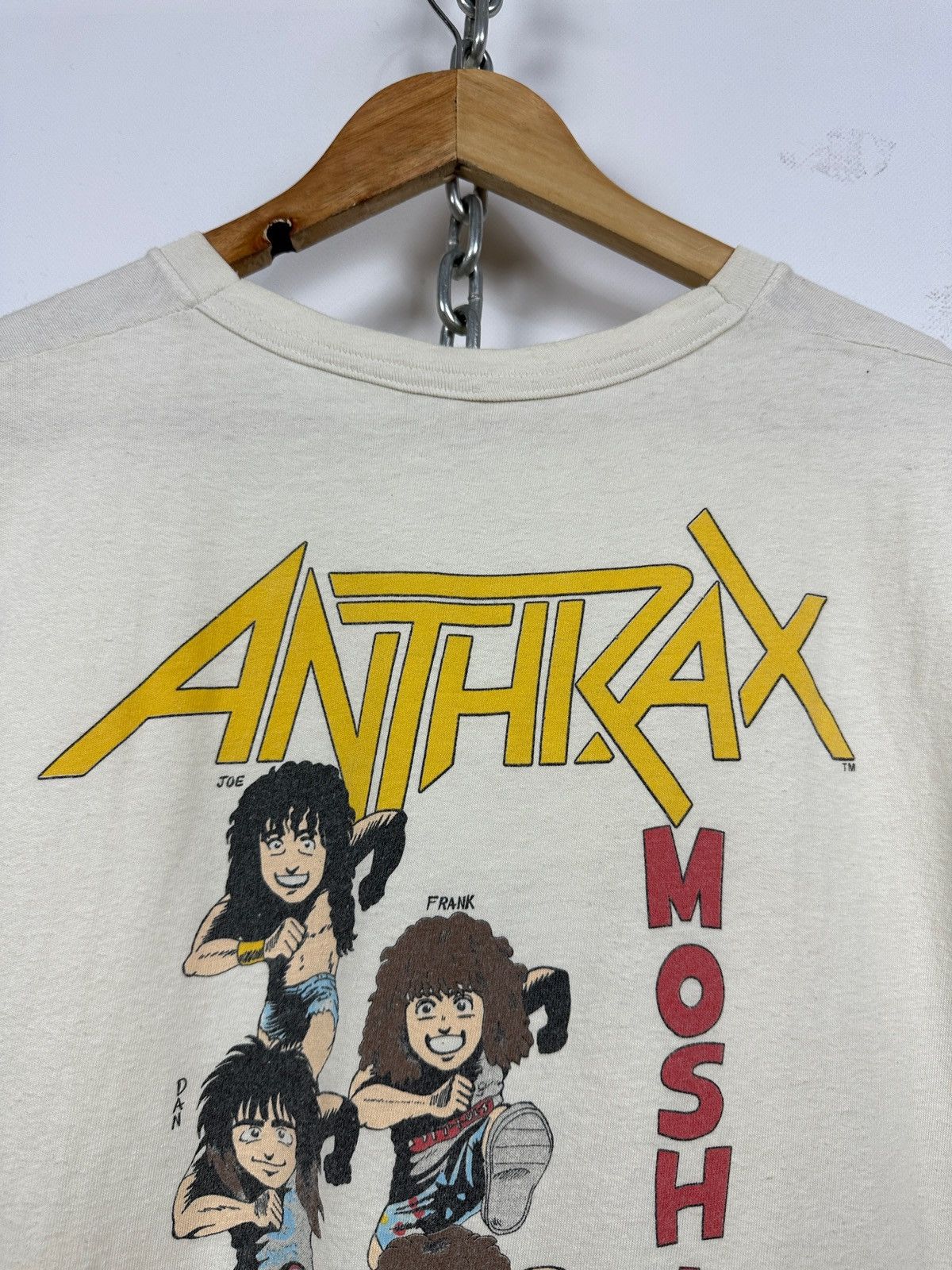 Band Tees 1987 Vintage Anthrax Skate Mosh It Up Sleeveless Size US M / EU 48-50 / 2 - 16 Thumbnail