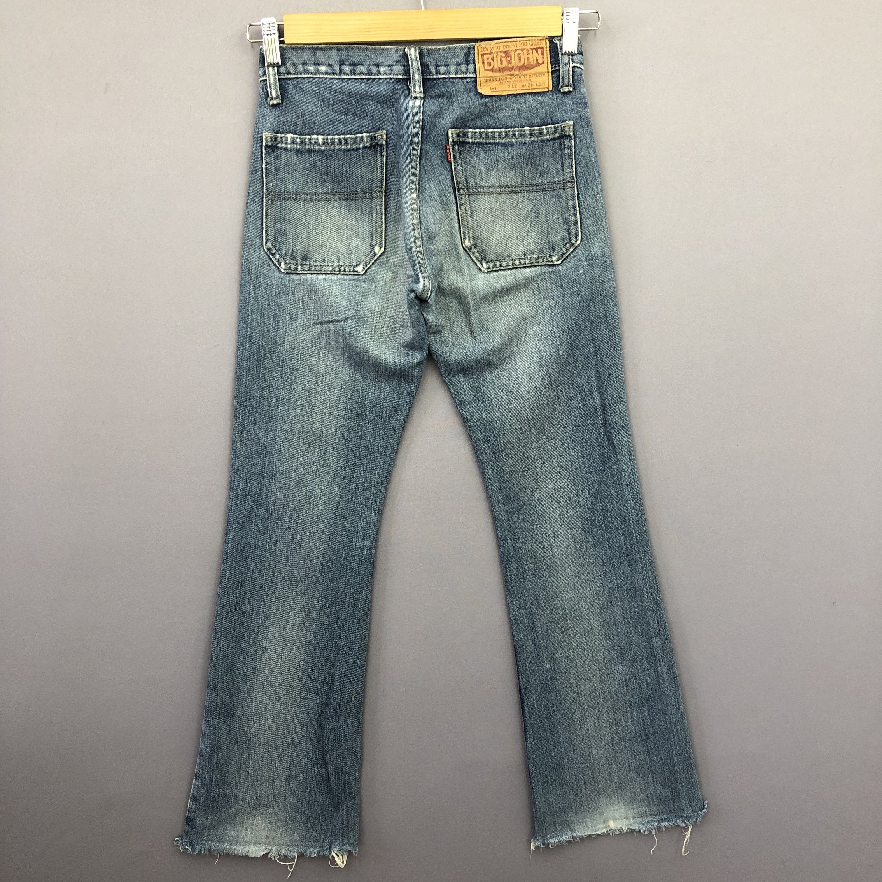 Big John Vintage Big John Flare Distressed Bush Pants Jeans Denim Size 28" / US 6 / IT 42 - 5 Thumbnail