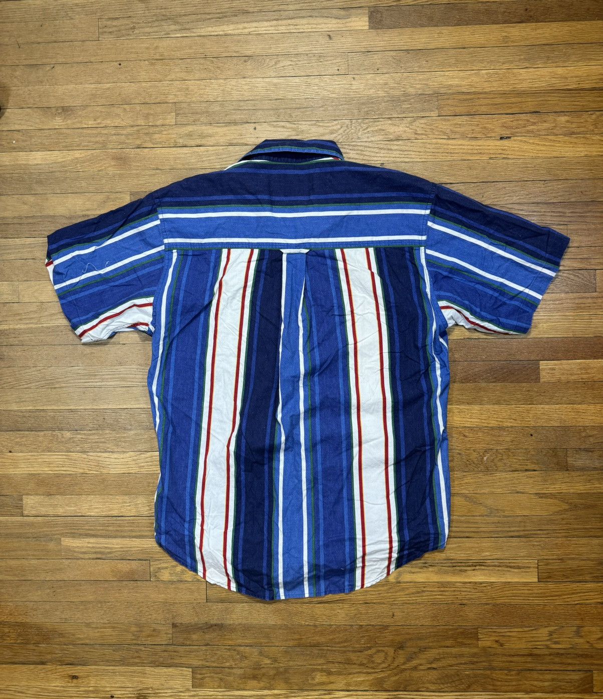 Chaps Ralph Lauren × Vintage Vintage Chaps Ralph Lauren Striped Button Up Shirt Size US M / EU 48-50 / 2 - 2 Thumbnail