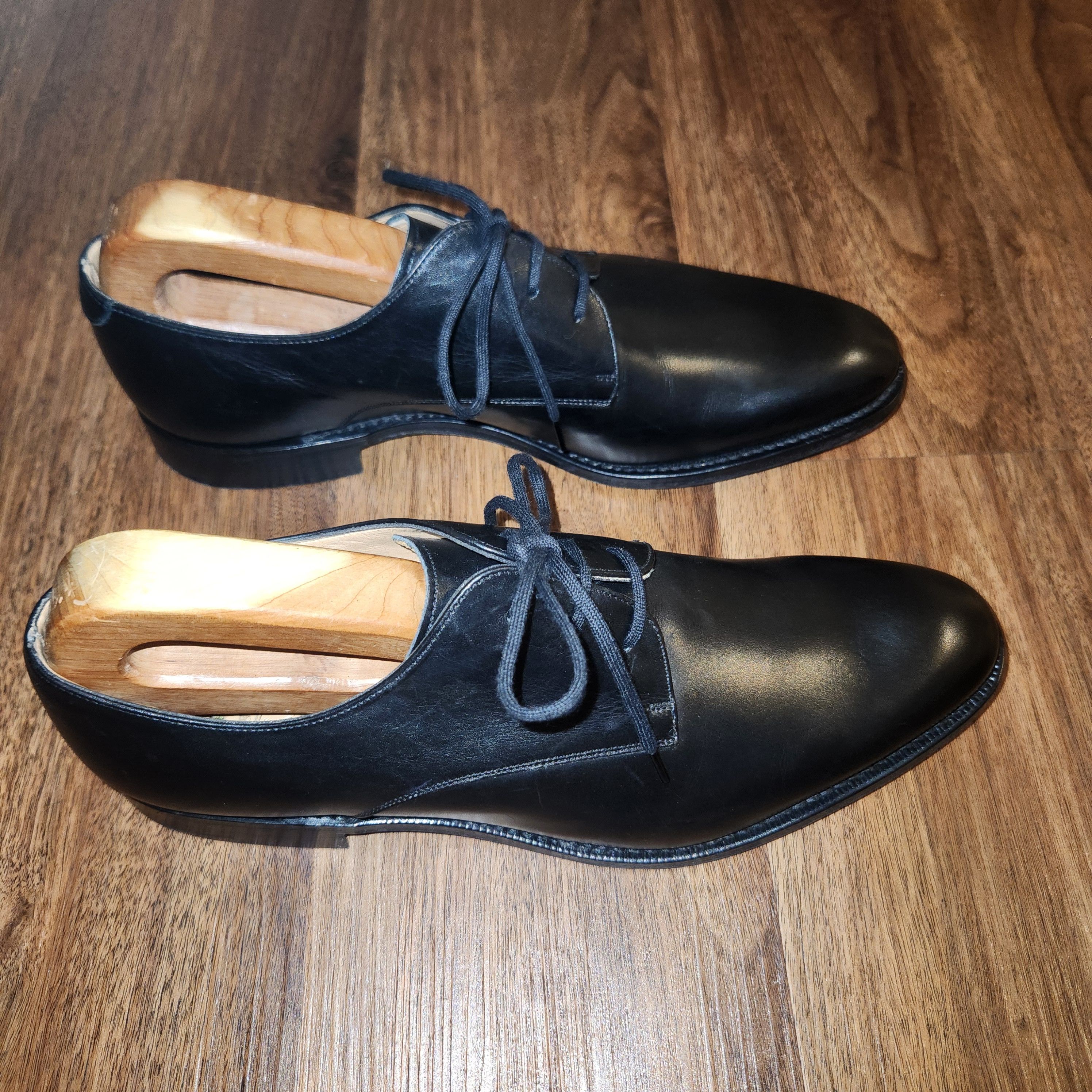 Church's Church's Men's Black Oslo Derby Shoes (NEW) Size US 8 / EU 41 - 2 Thumbnail