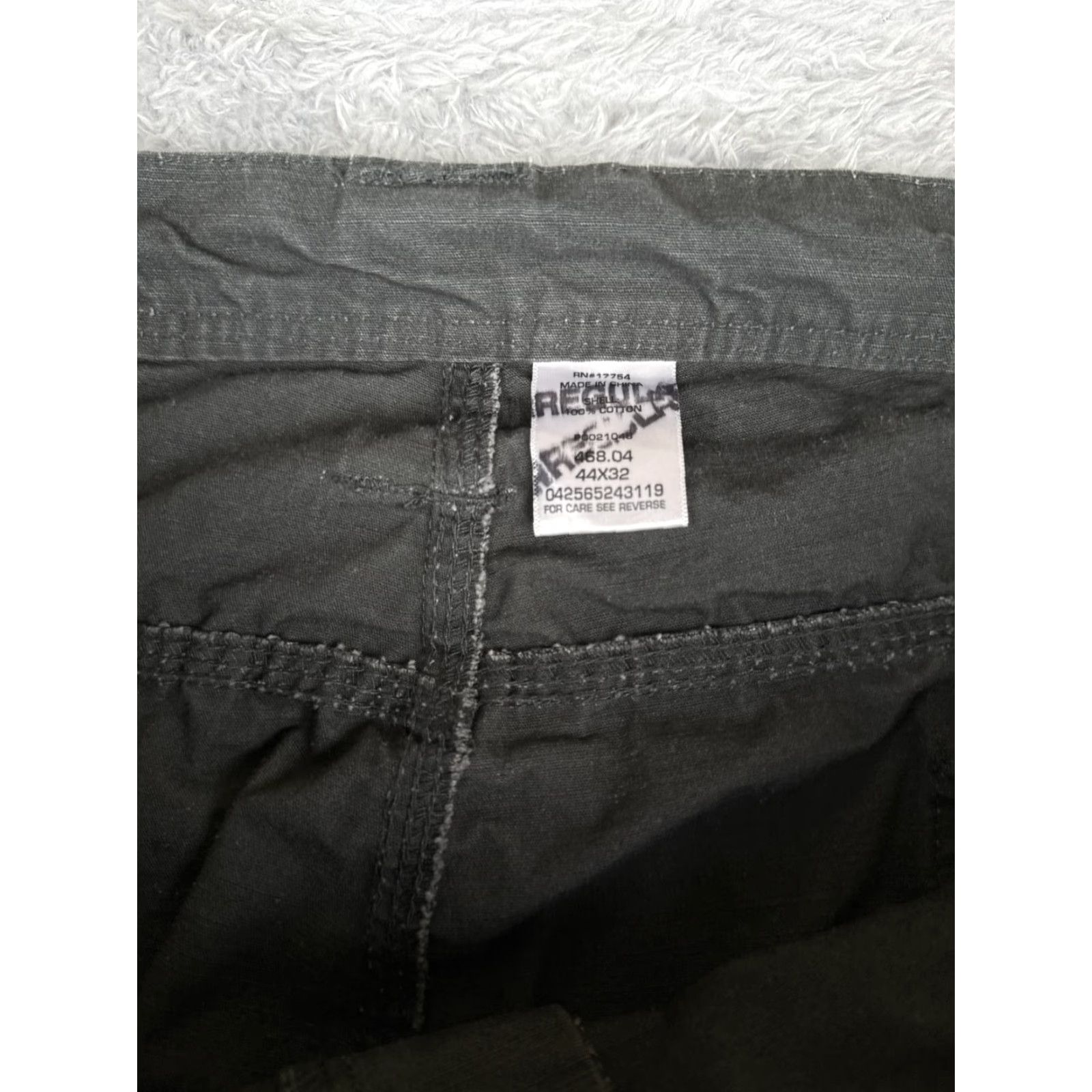Vintage KEY Pants Men 44 Green Workwear Ripstop Cargo Cotton Durable 44x30 Size US 44 / EU 60 - 6 Thumbnail