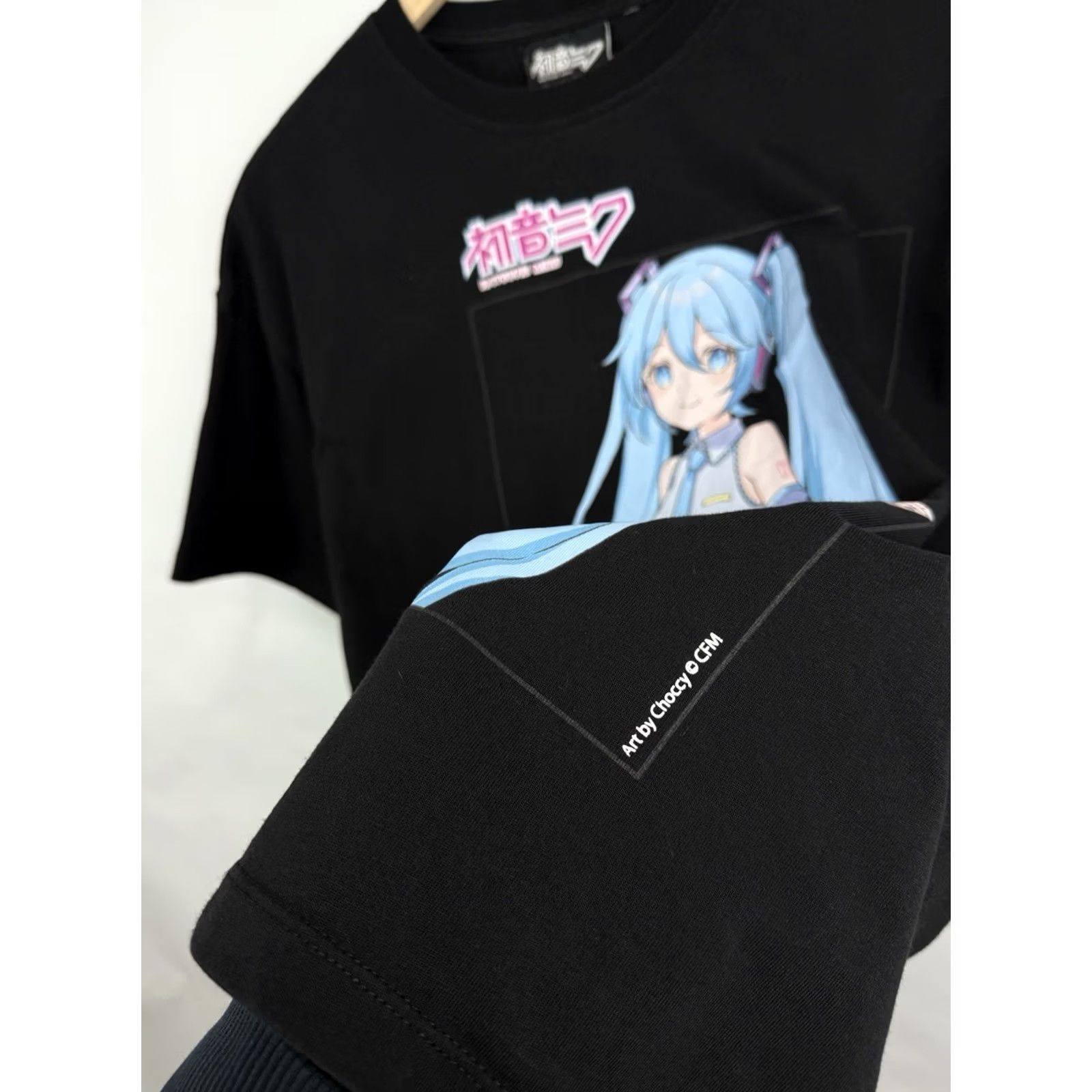 Vintage VINTAGE Hatsune Miku T-Shirt Mens M Black Art by Choocy CFM T-Shirt Size M Size US M / EU 48-50 / 2 - 5 Thumbnail