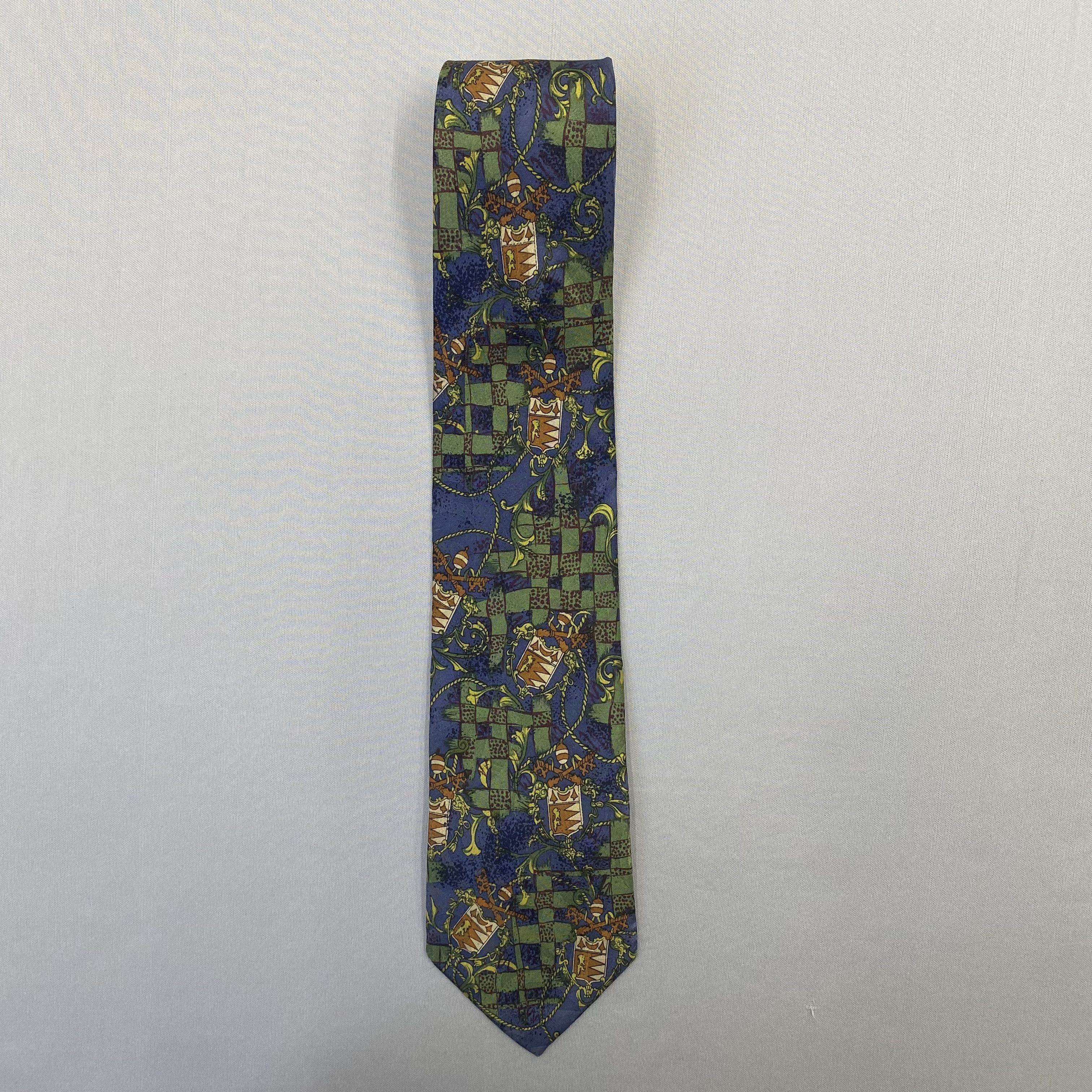 Carven Vintage Carven SILK Necktie Cravate Pure Silk Neck Tie Size ONE SIZE - 3 Thumbnail