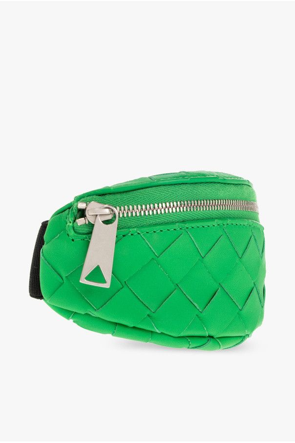 Bottega Veneta o1n1vont1124 Size: OS / Intrecciato Wrist Pouch in Green Size ONE SIZE - 4 Thumbnail