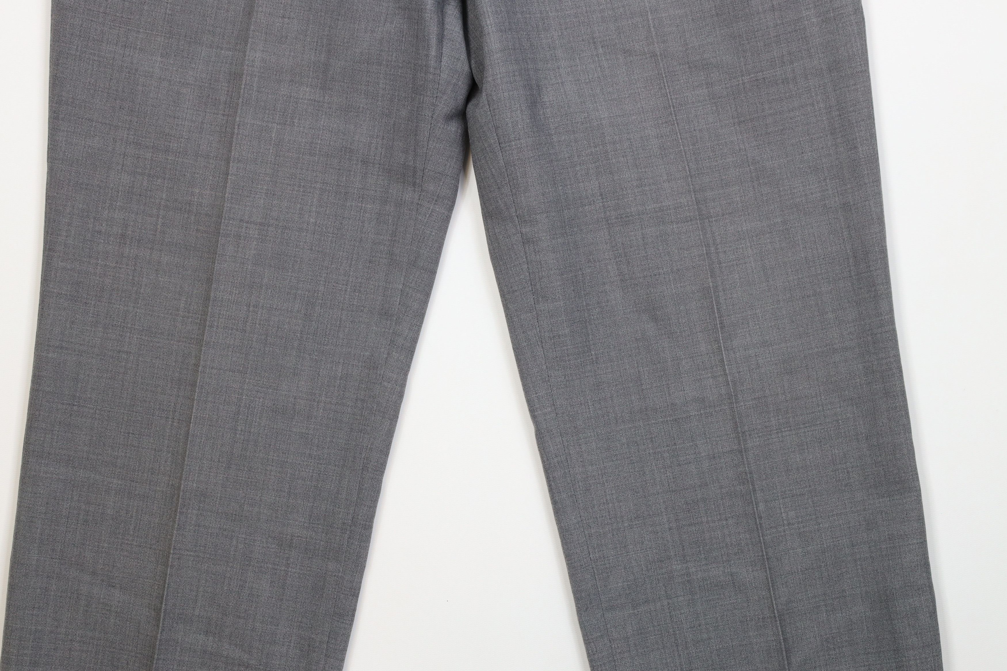 Vintage Vintage 90s Worsted Wool Blend Knit Wide Leg Chino Pants Size US 32 / EU 48 - 8 Thumbnail