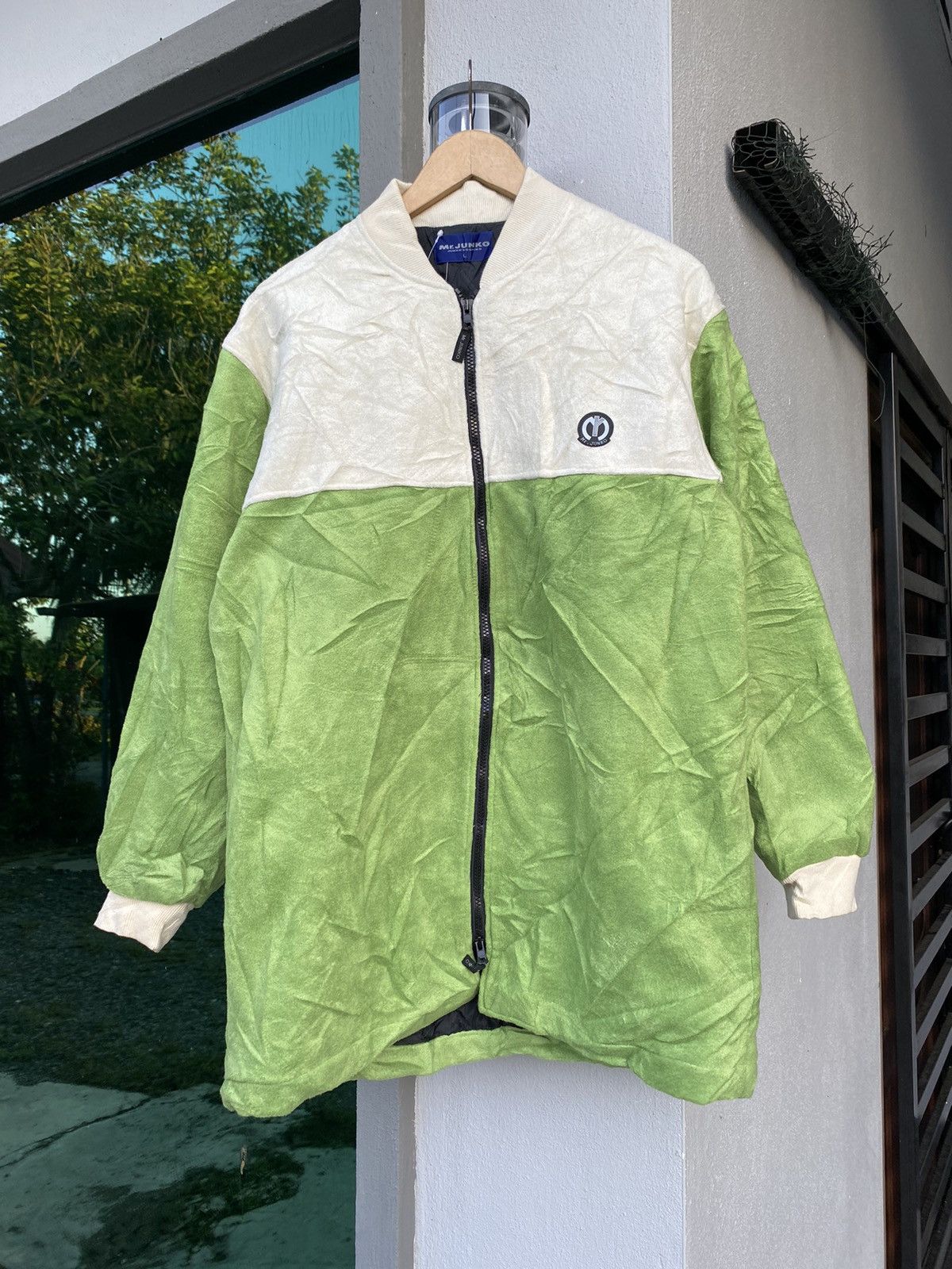 Japanese Brand × Mr. Junko × Vintage Vintage Mr Junko Green Fleece Jacket Size US L / EU 52-54 / 3 - 1 Thumbnail