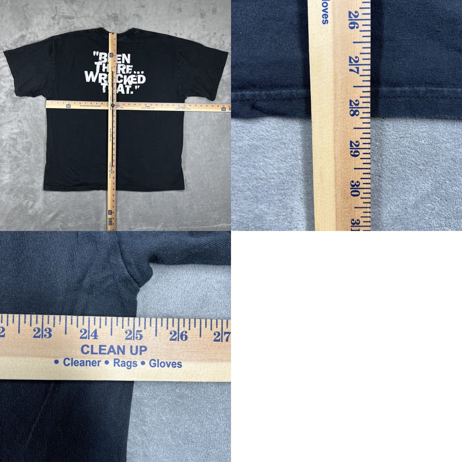 No Fear VINTAGE No Fear Been There Wrecked That Mens 2XL Shirt Black Graphic Print Short Sleeve Crew Neck T-Shirt 90s Y2K Size US XXL / EU 58 / 5 - 9 Thumbnail