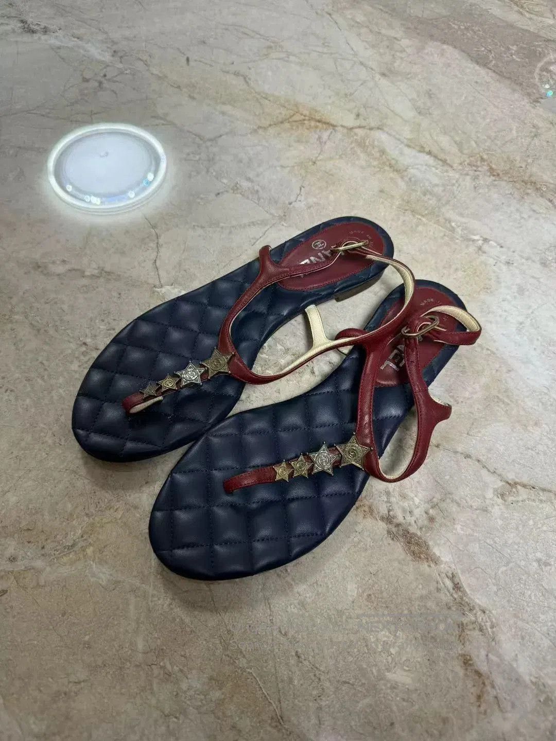 Chanel Chanel Women's Star Sandals. Size US 7 / IT 37 - 1 Thumbnail