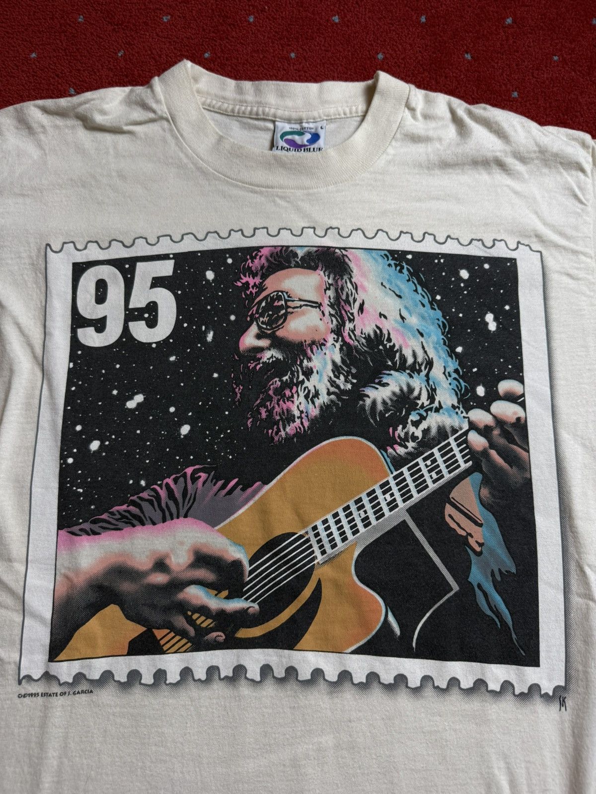 Vintage Vintage Grateful Dead Jerry Garcia Shirt 1995 Size US XL / EU 56 / 4 - 2 Thumbnail