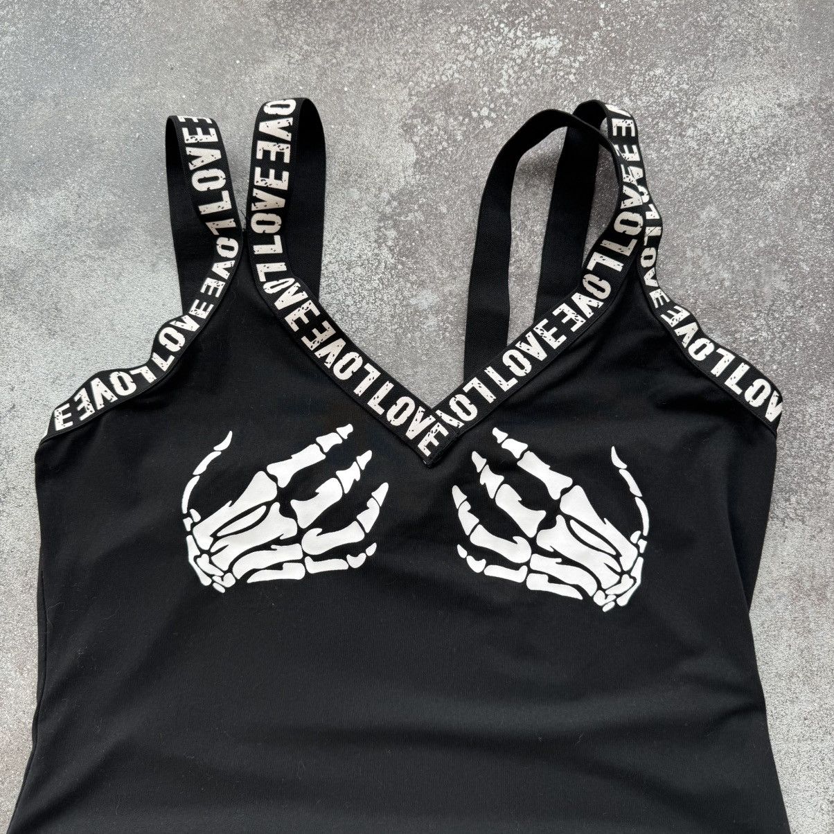20471120 × Japanese Brand Amazing Vintage Gothic Tank Top Size XL / US 12-14 / IT 48-50 - 4 Thumbnail
