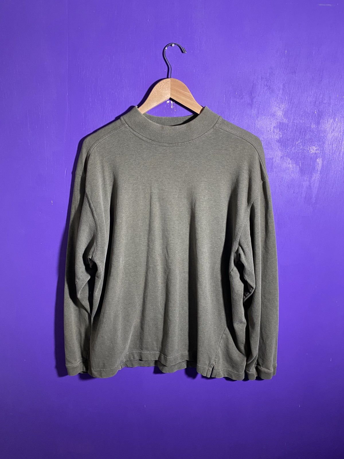 Banana Republic × Vintage Vintage 90s Banana republic mockneck long-sleeve Size US M / EU 48-50 / 2 - 1 Thumbnail