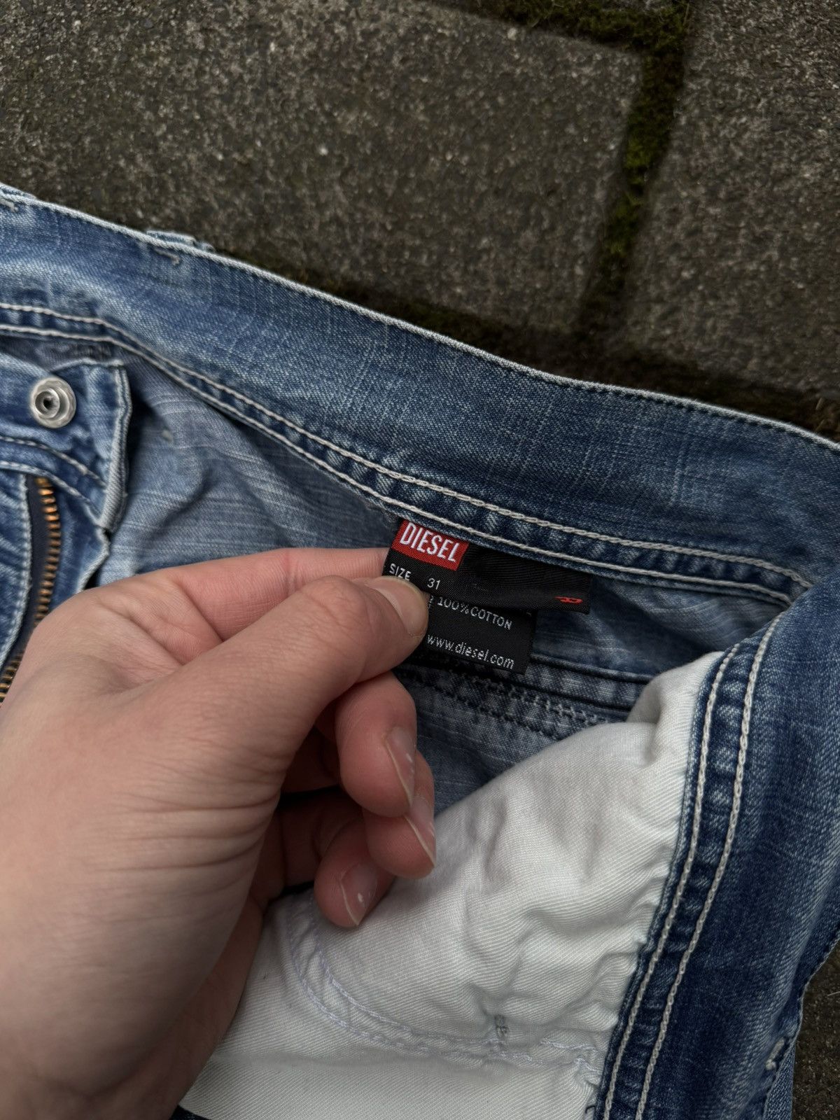 Diesel Vintage Diesel 3D Jeans W31 Denim Pants Y2K Avant-garde Size US 31 - 10 Thumbnail