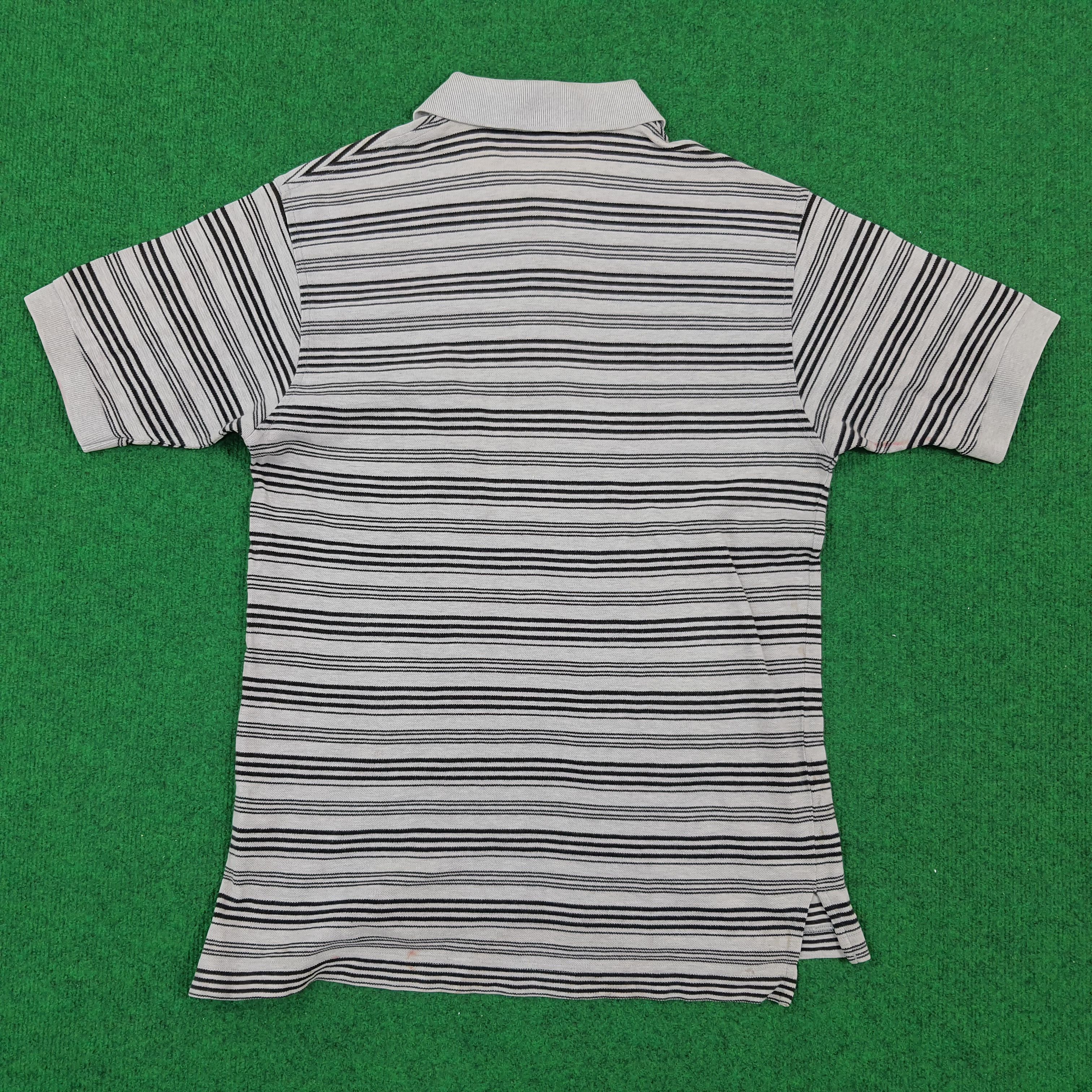 Vintage × Yves Saint Laurent Vintage Yves Saint Laurent YSL Striped Polo Shirt C196N76 Size US M / EU 48-50 / 2 - 4 Thumbnail
