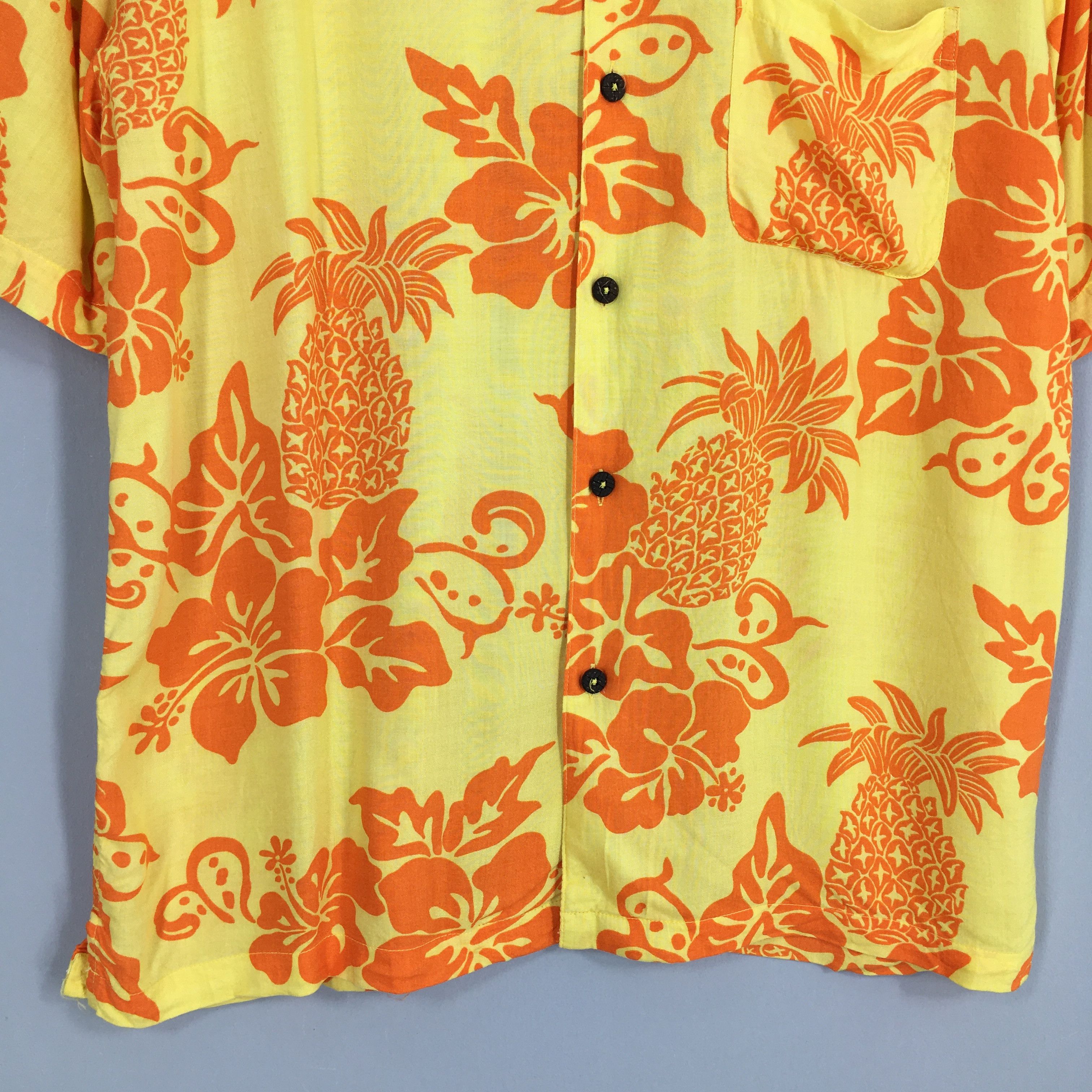 Other Vintage Aloha Surfing Hawaiian Hibiscus Flower Shirt Large Size US L / EU 52-54 / 3 - 4 Thumbnail