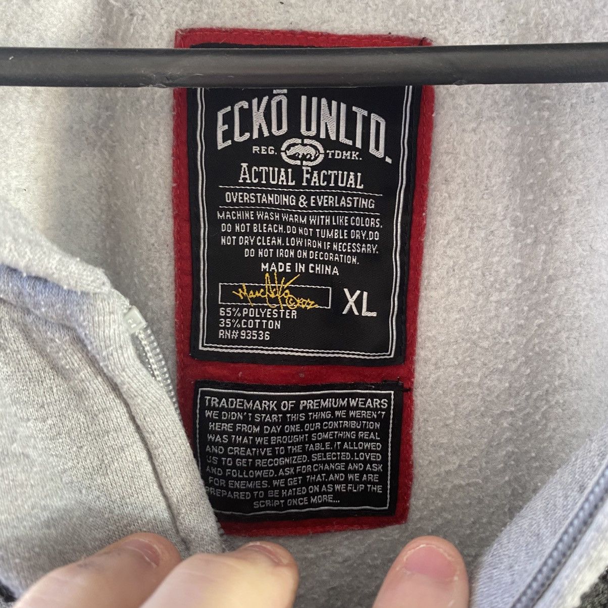 Ecko Unltd. Vintage grey Ecko zip hoodie Size US XL / EU 56 / 4 - 6 Thumbnail