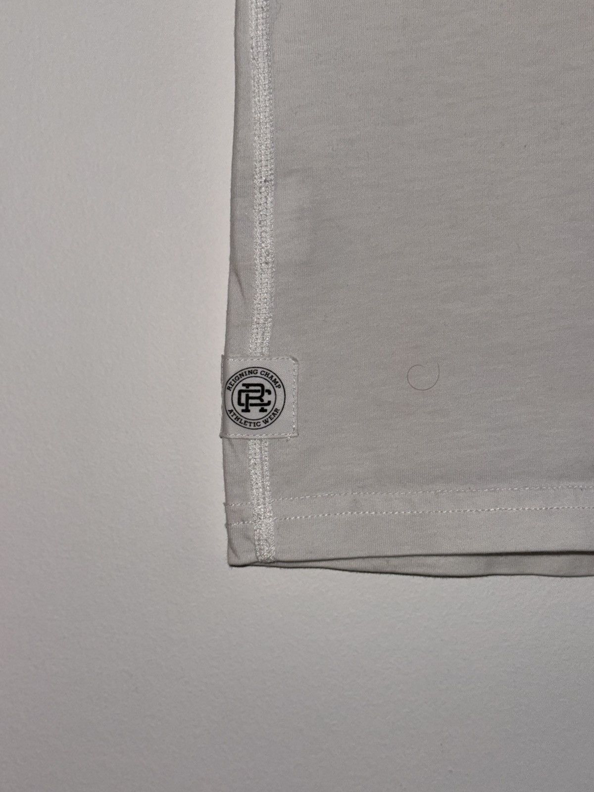 Reigning Champ Reigning Champ Classic White LIGHTWEIGHT JERSEY T-SHIRT Size XS / US 0-2 / IT 36-38 - 4 Thumbnail