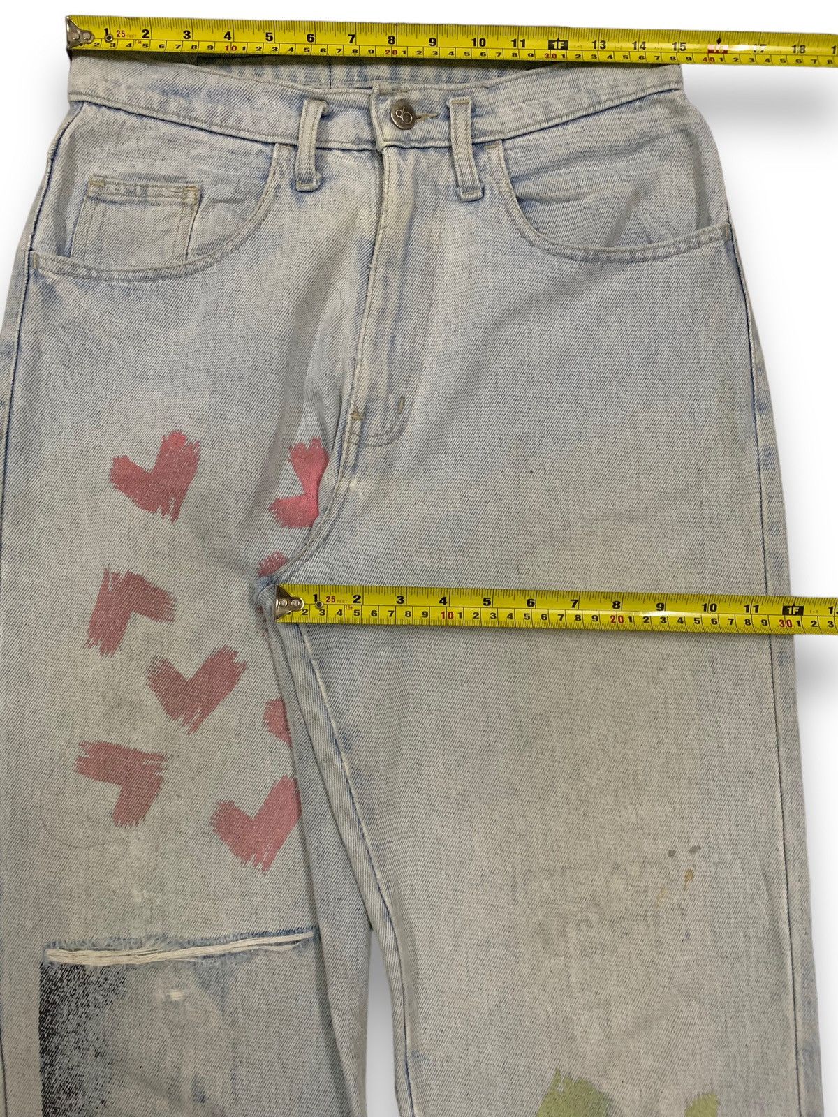 Ocean Pacific Vintage Y2K Ocean Pacific Imprinted Baggy Distressed Jeans Size US 30 / EU 46 - 17 Thumbnail