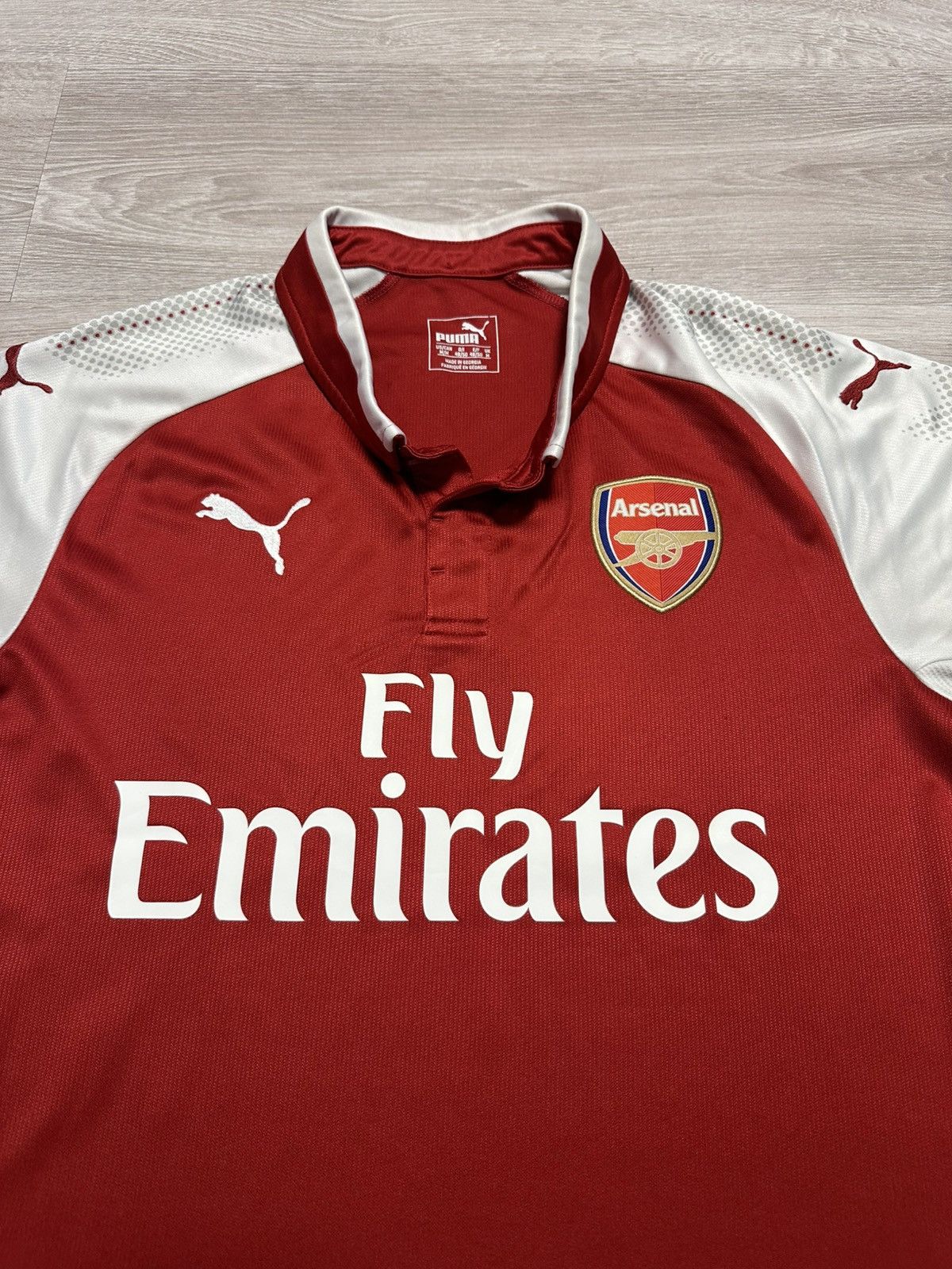 Puma Arsenal London Puma Y2k Streetwear 2017/18 Shirt Soccer Size US M / EU 48-50 / 2 - 2 Thumbnail