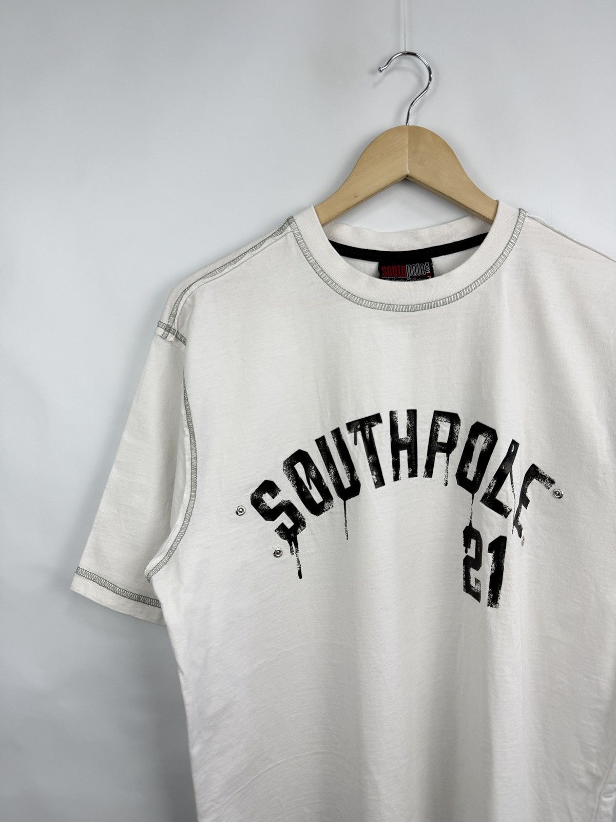 Southpole 🇺🇸 Vintage 90s SouthPole Hip Hop Rap Style T-Shirt Retro Rare Size US L / EU 52-54 / 3 - 3 Thumbnail